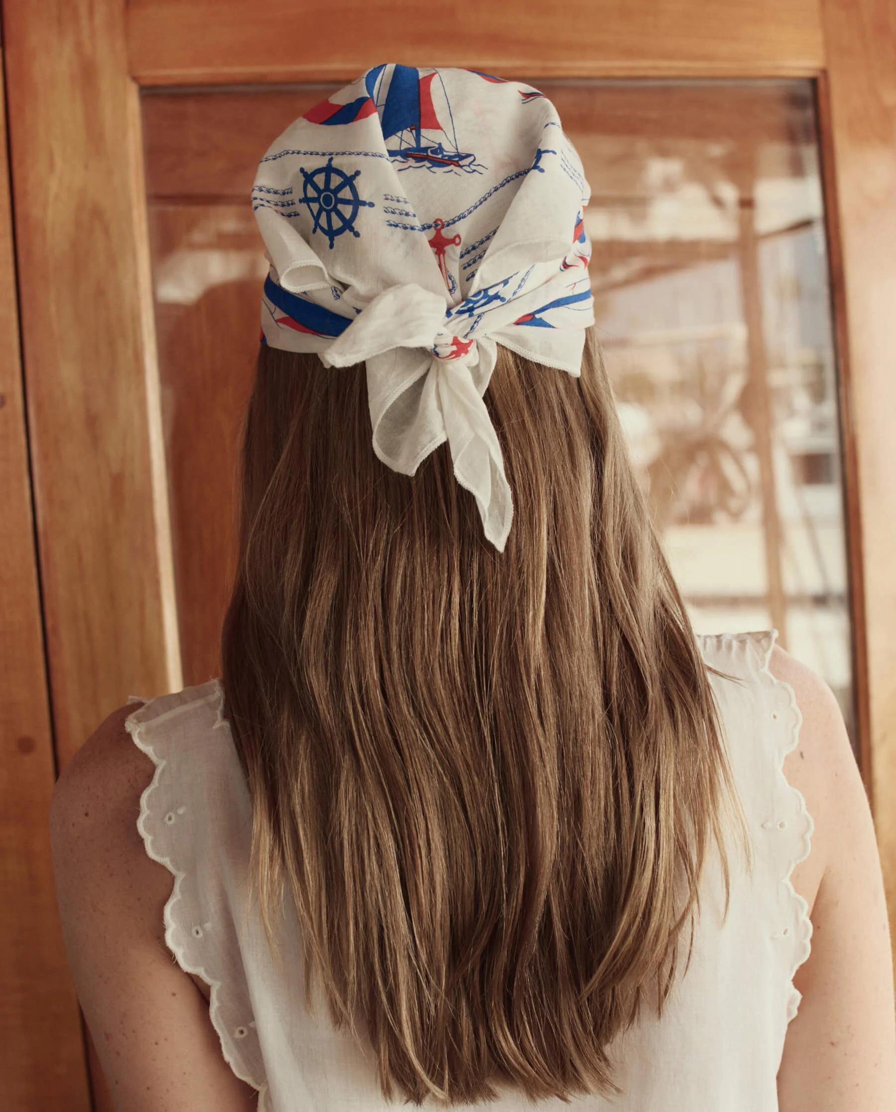 The Sailboat Bandana. -- White - Image 3