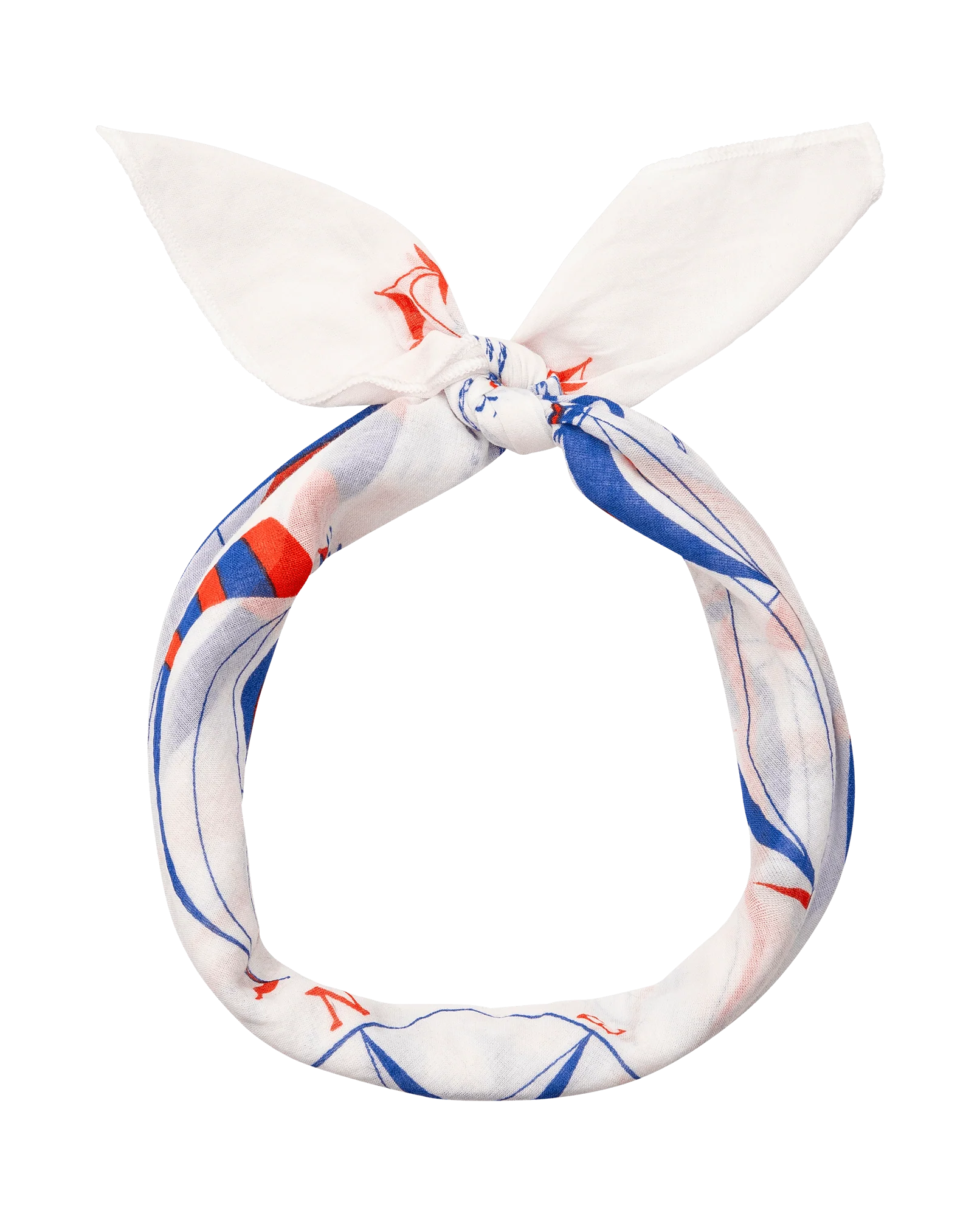The Sailboat Bandana. -- White - Image 4