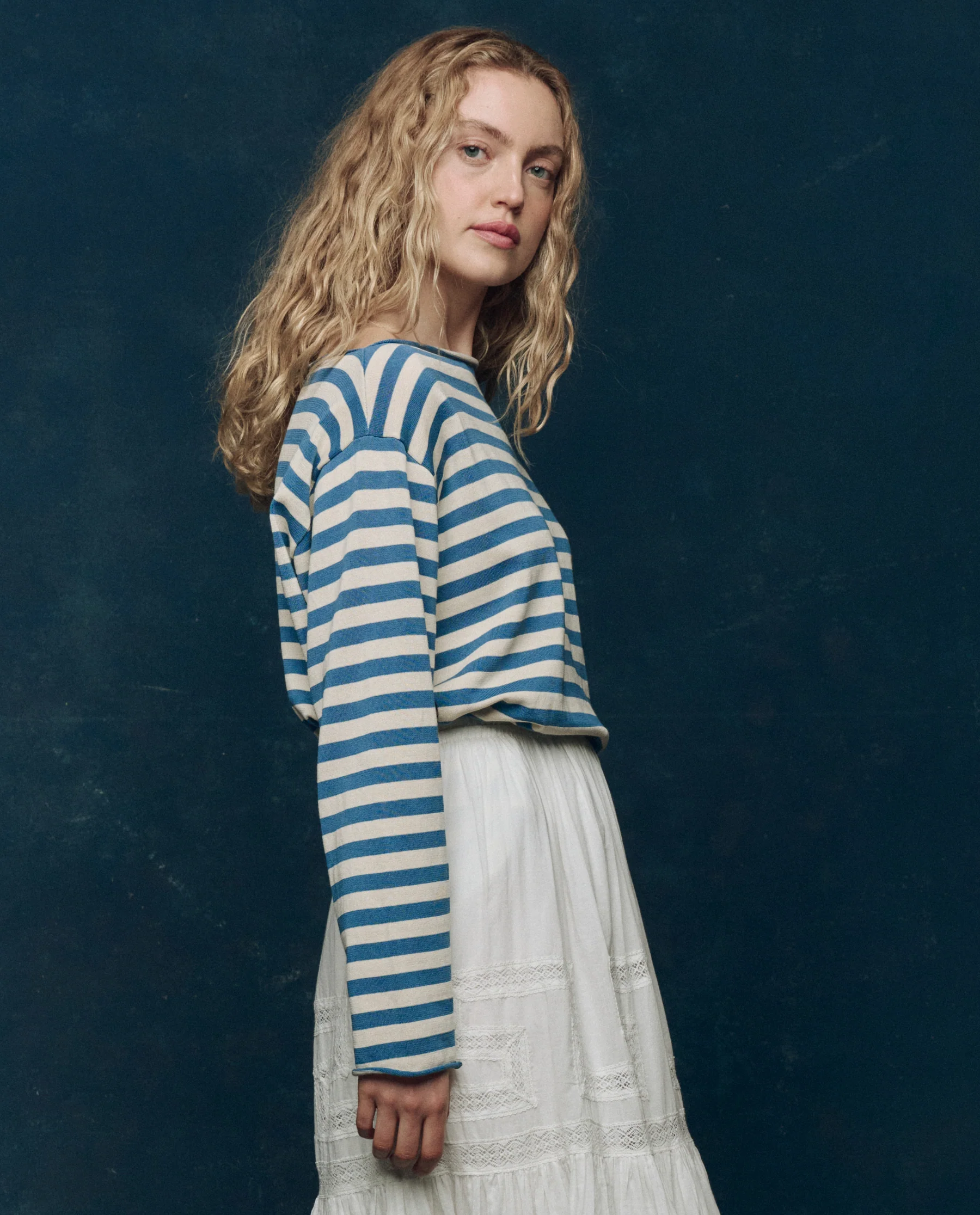 The Sailor Sweater. -- Sea Blue - Image 3