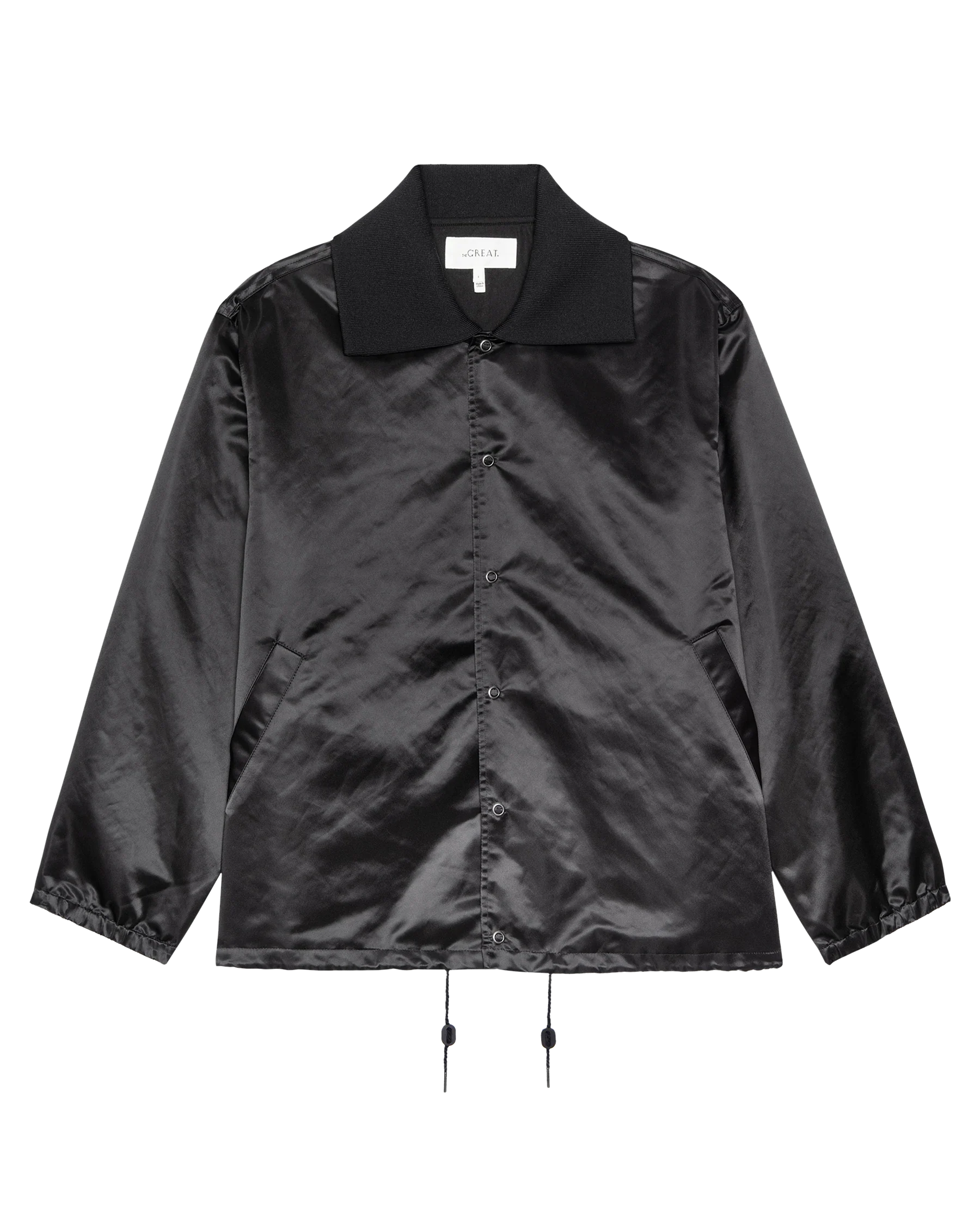 The Satin Coach's Jacket. -- Black - Image 5