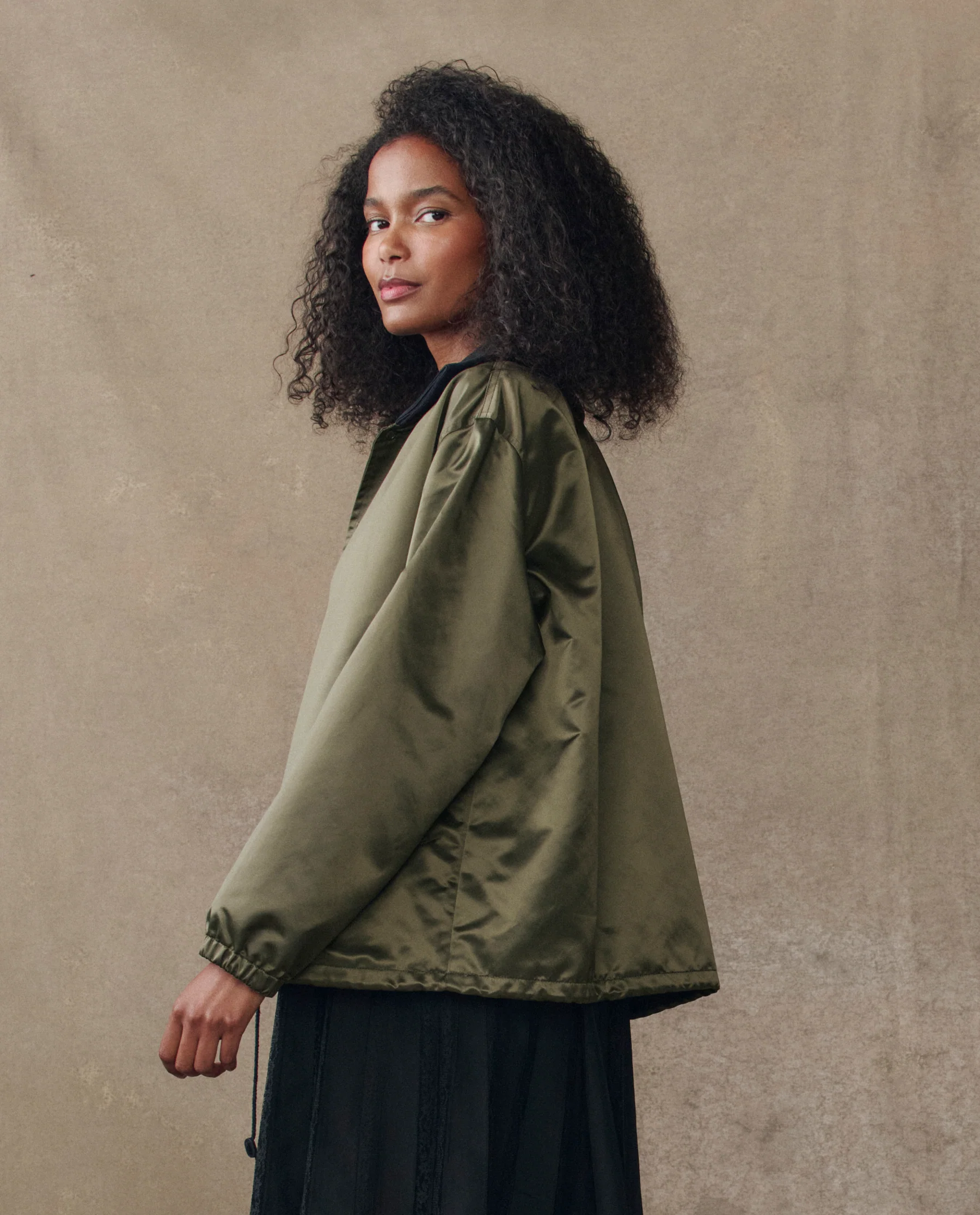 The Satin Coach's Jacket. -- Bright Army - Image 3