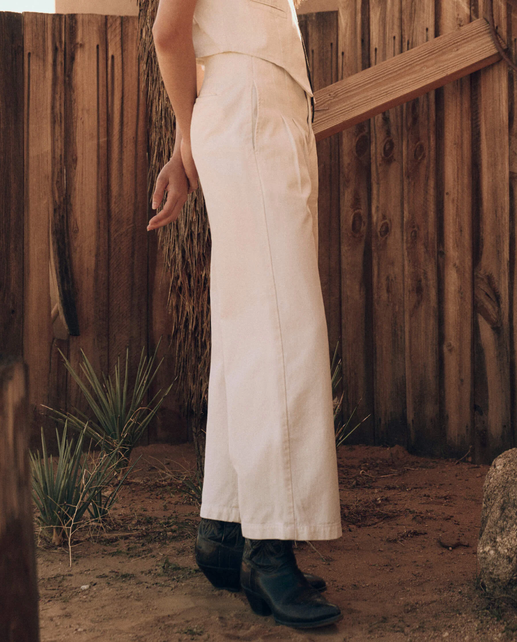 The Sculpted Trouser. -- Natural Hemp - Image 3