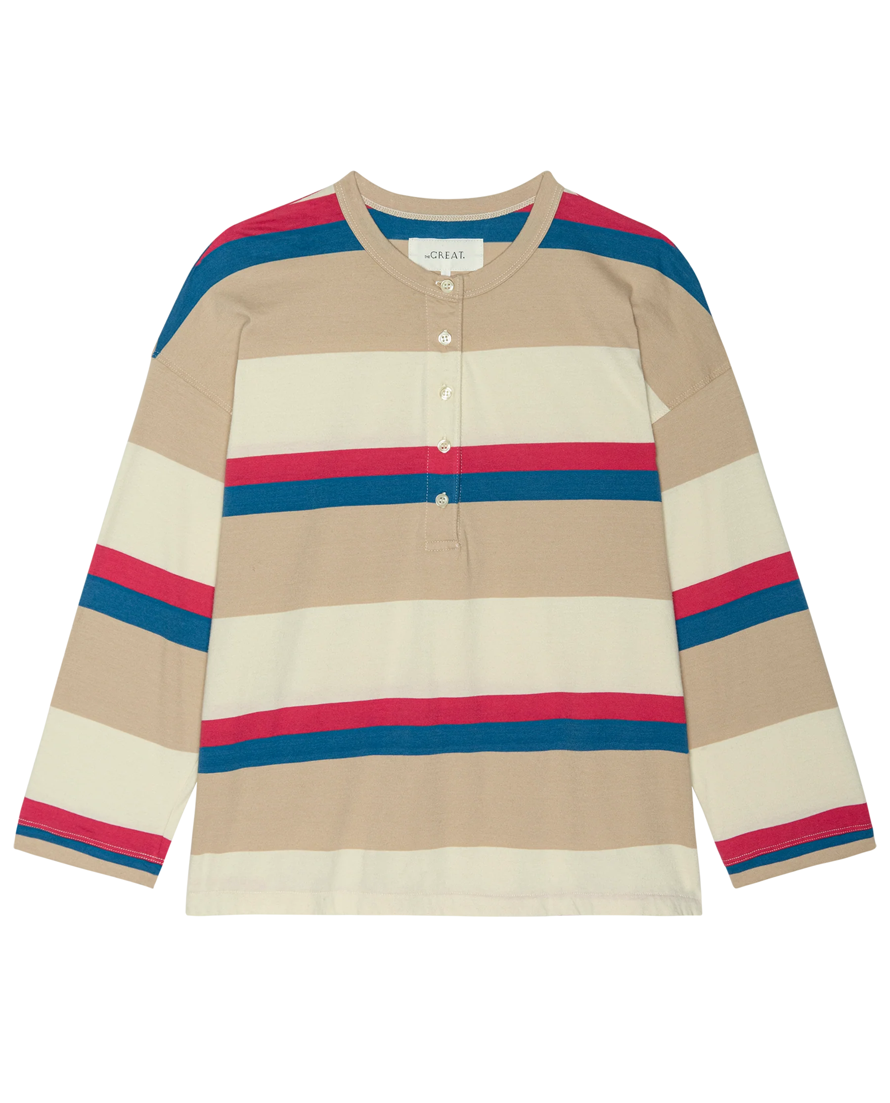 The Shrunken Henley. Novelty -- Study Hall Stripe - Image 5