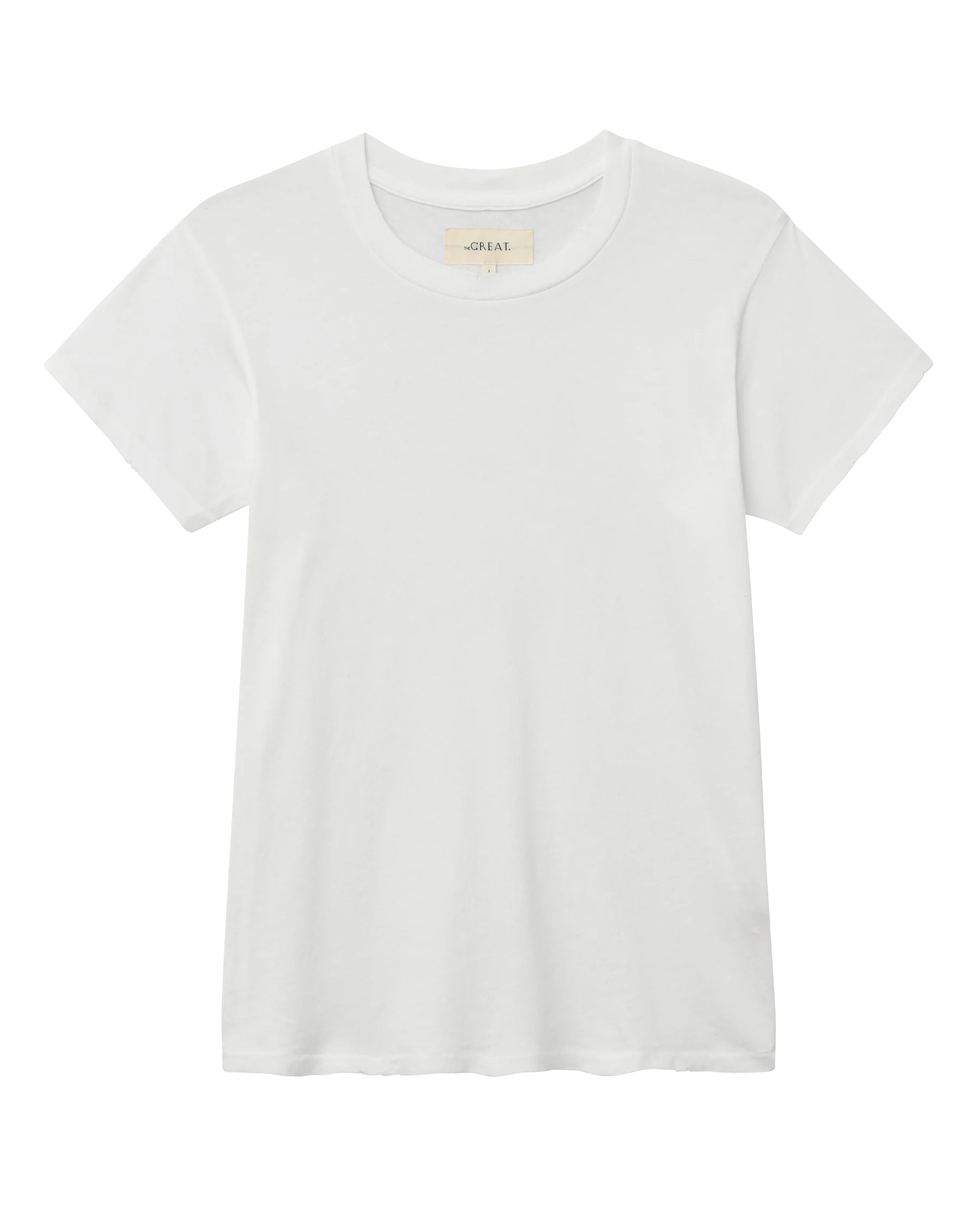 The Slim Tee. Solid -- True White - Image 6