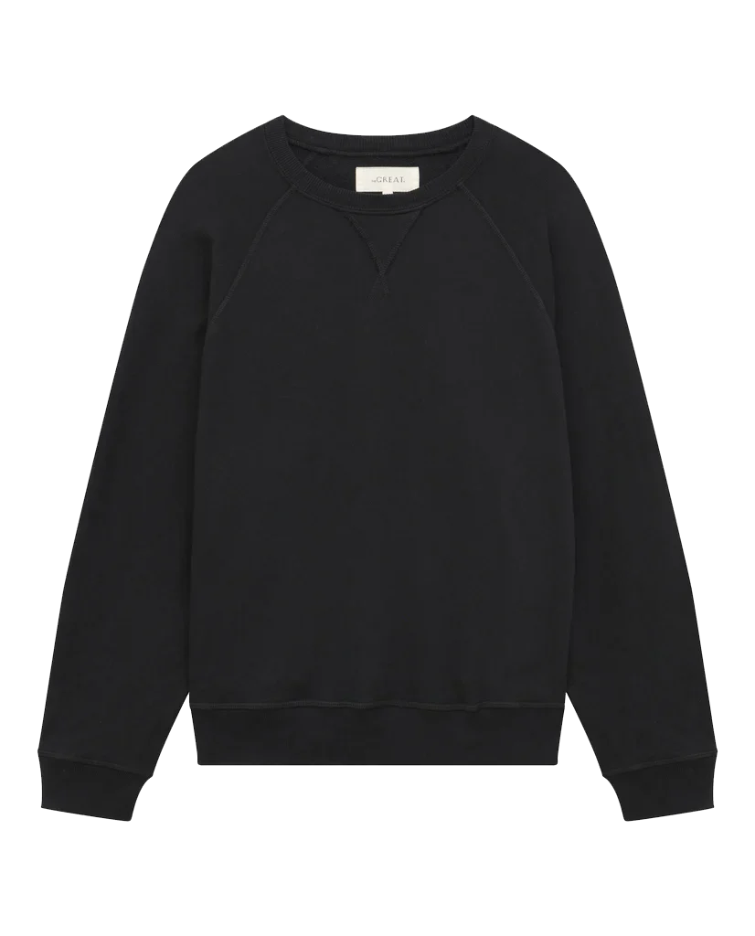 The Slouch Sweatshirt. Solid -- Almost Black - Image 5