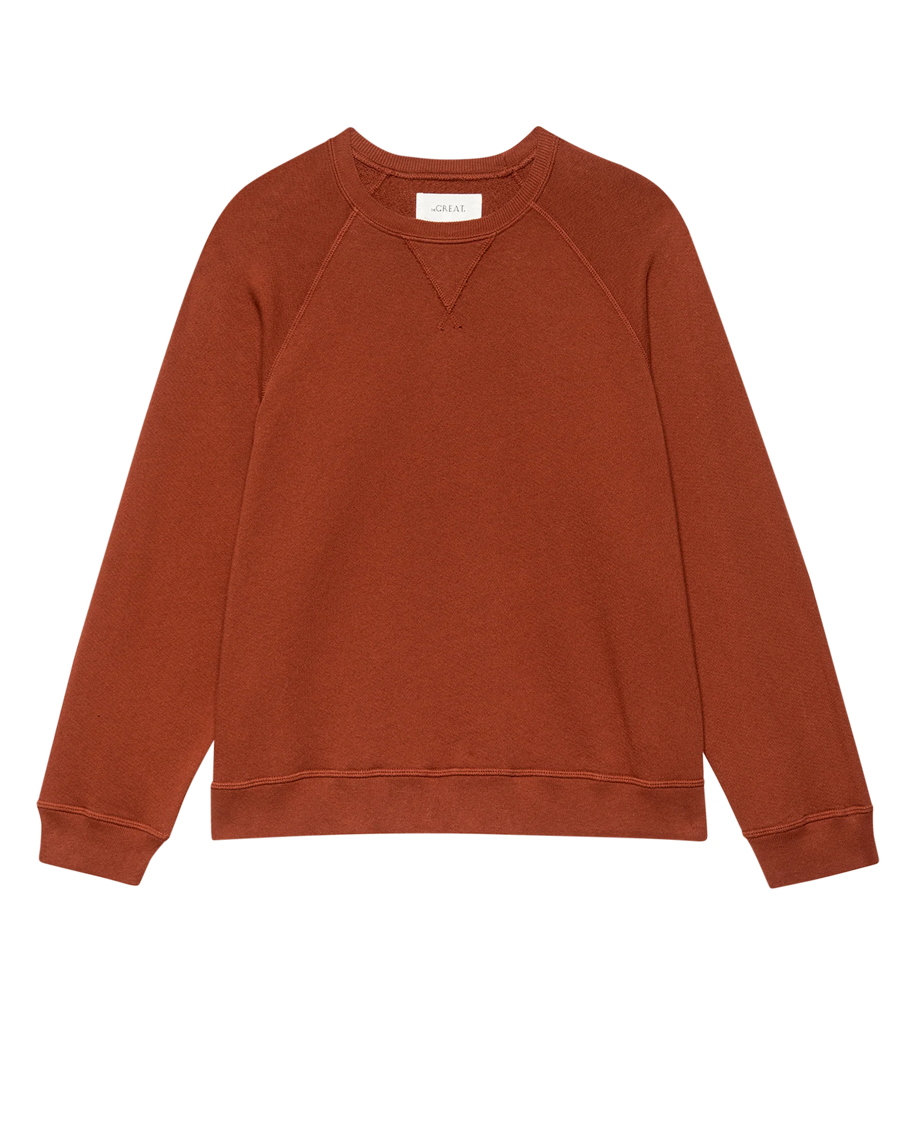 The Slouch Sweatshirt. Solid -- Brick - Image 5