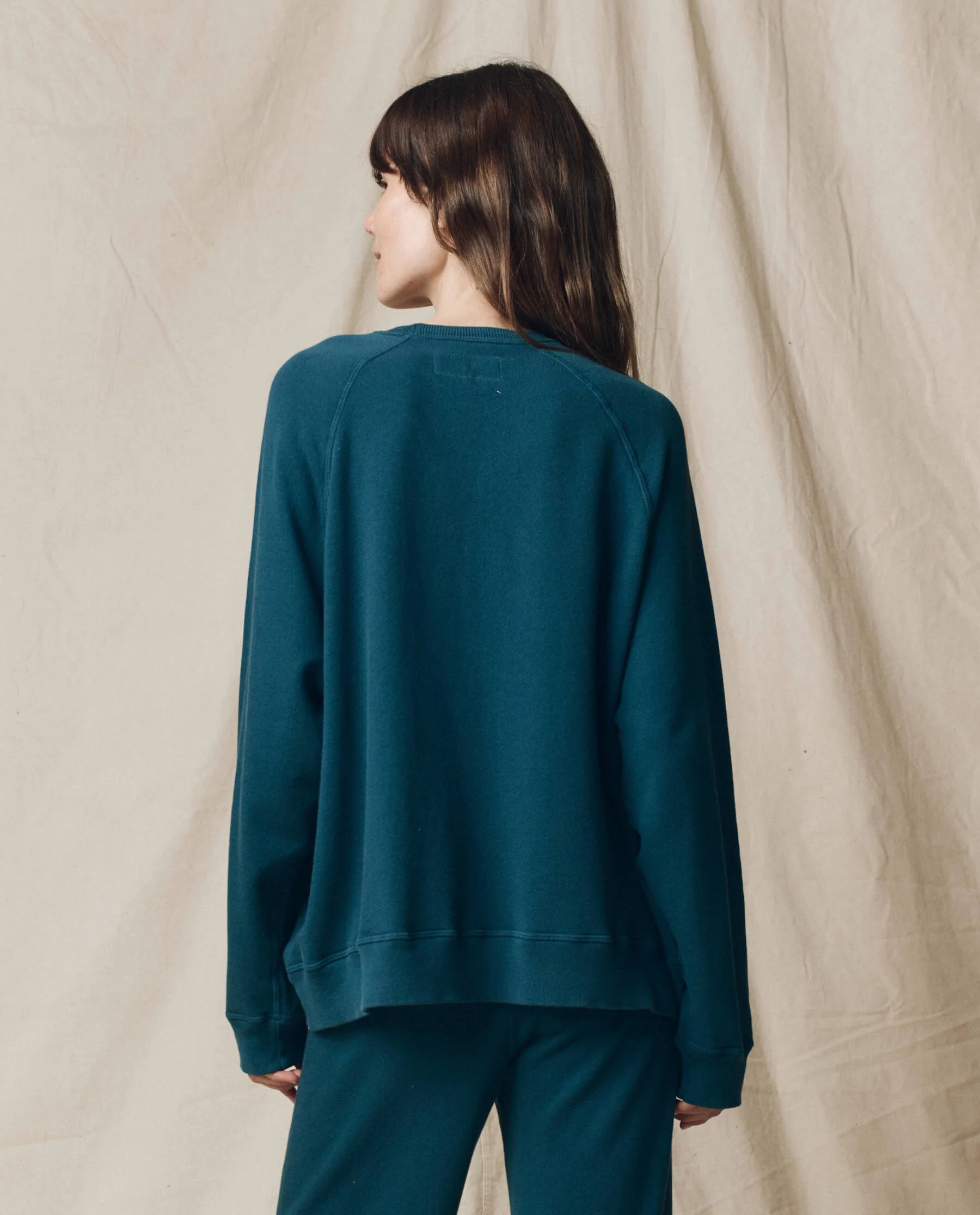 The Slouch Sweatshirt. Solid -- Dark Slate - Image 2