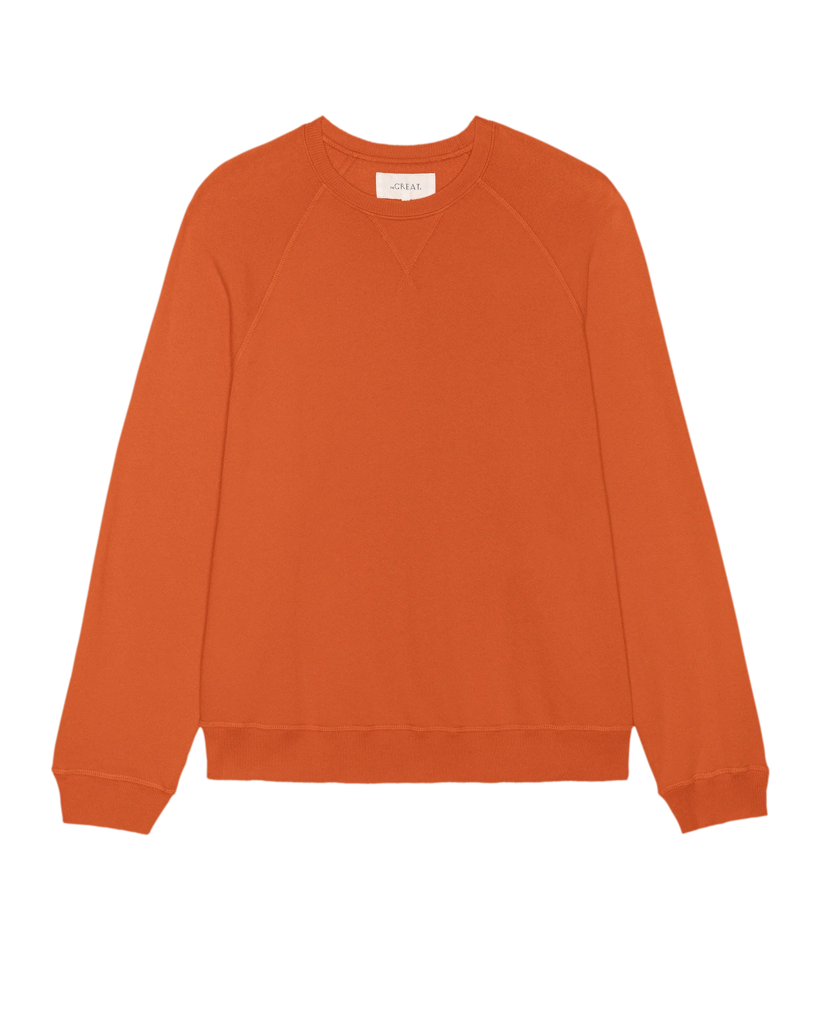 The Slouch Sweatshirt. Solid -- Persimmon - Image 5