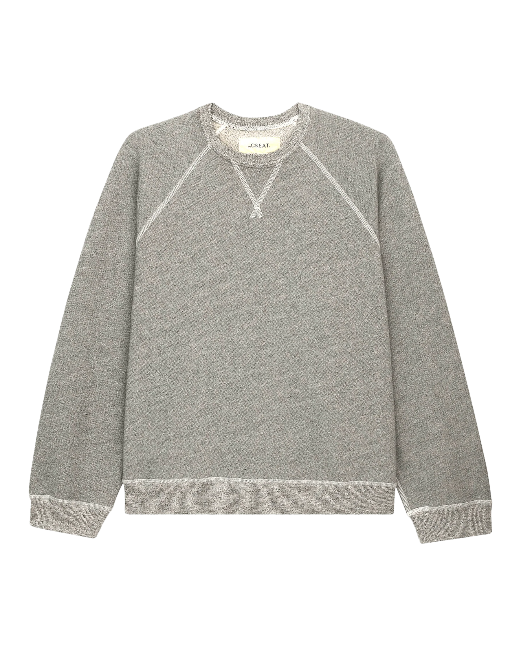 The Slouch Sweatshirt. Solid -- Varsity Grey - Image 6