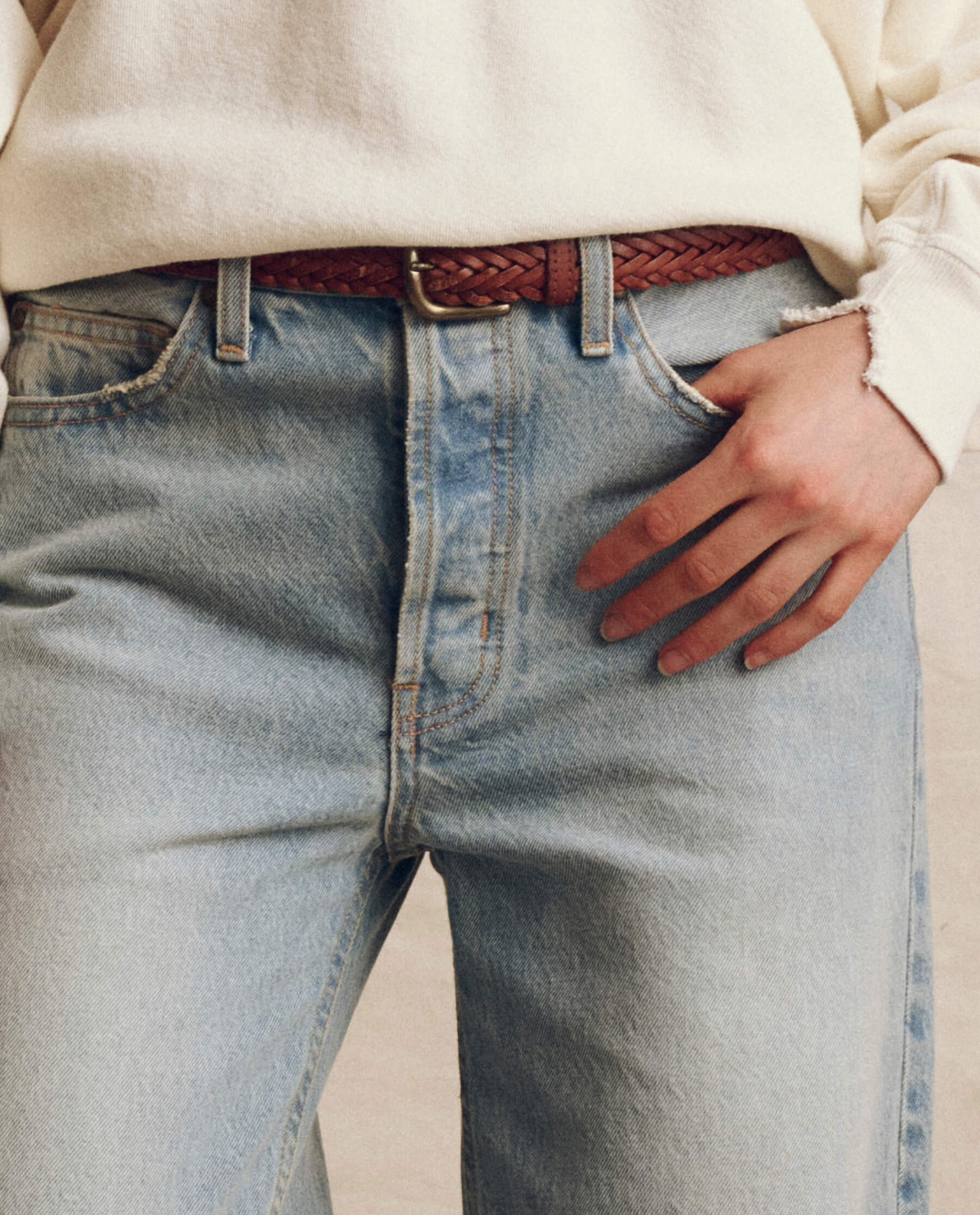The Slouch Wide Leg Jean. -- Tidal Wash - Image 5