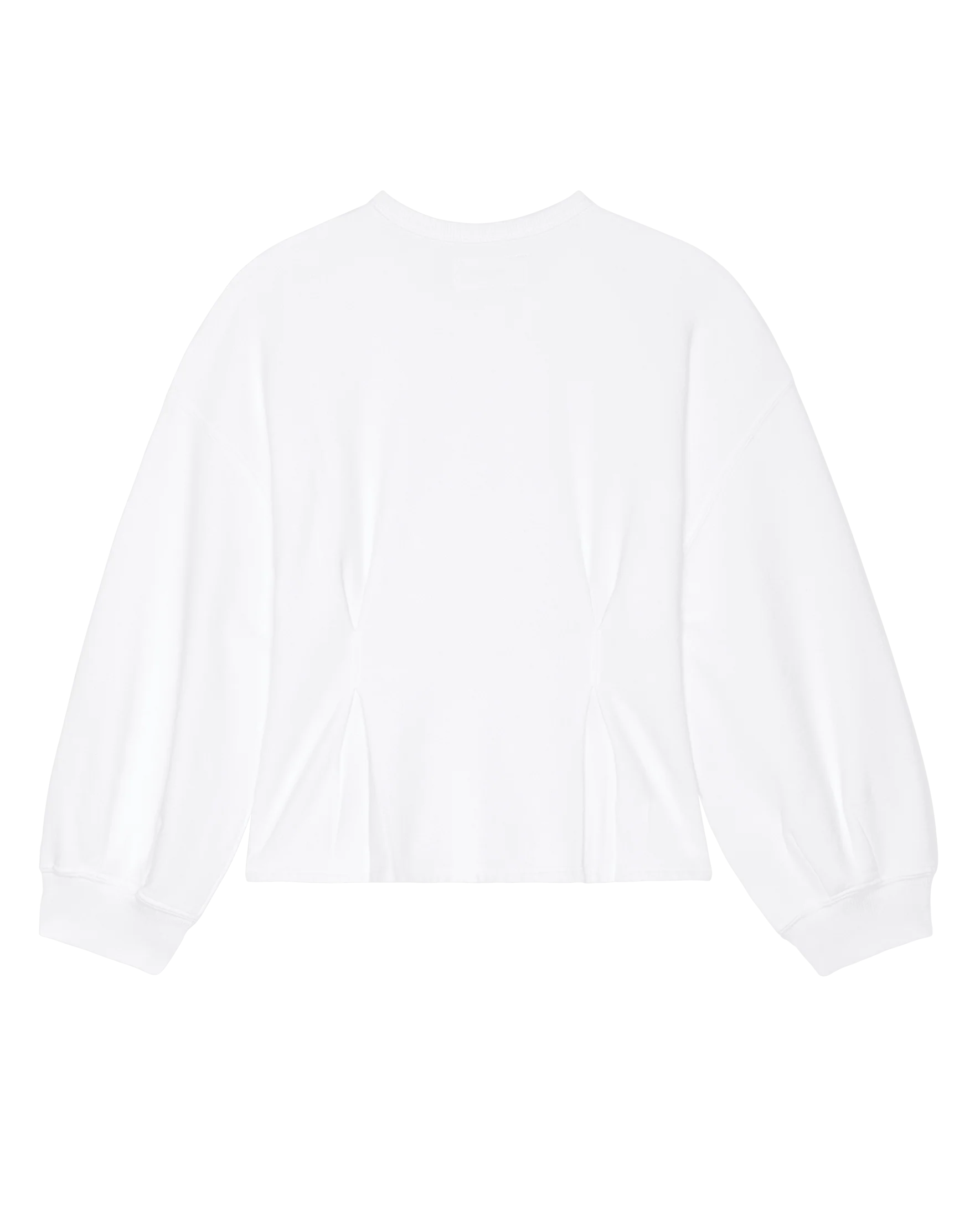 The Slouchy Corset Sweatshirt. -- True White - Image 6