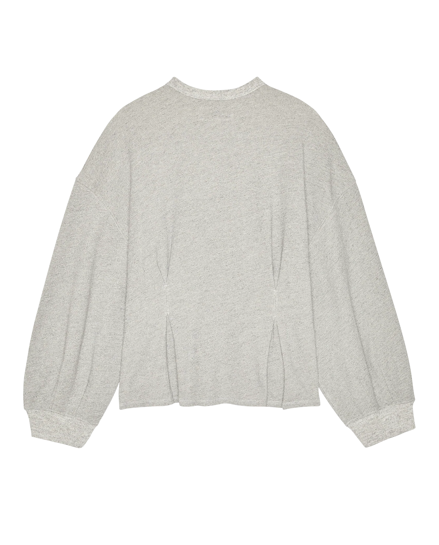 The Slouchy Corset Sweatshirt. -- Varsity Grey - Image 6