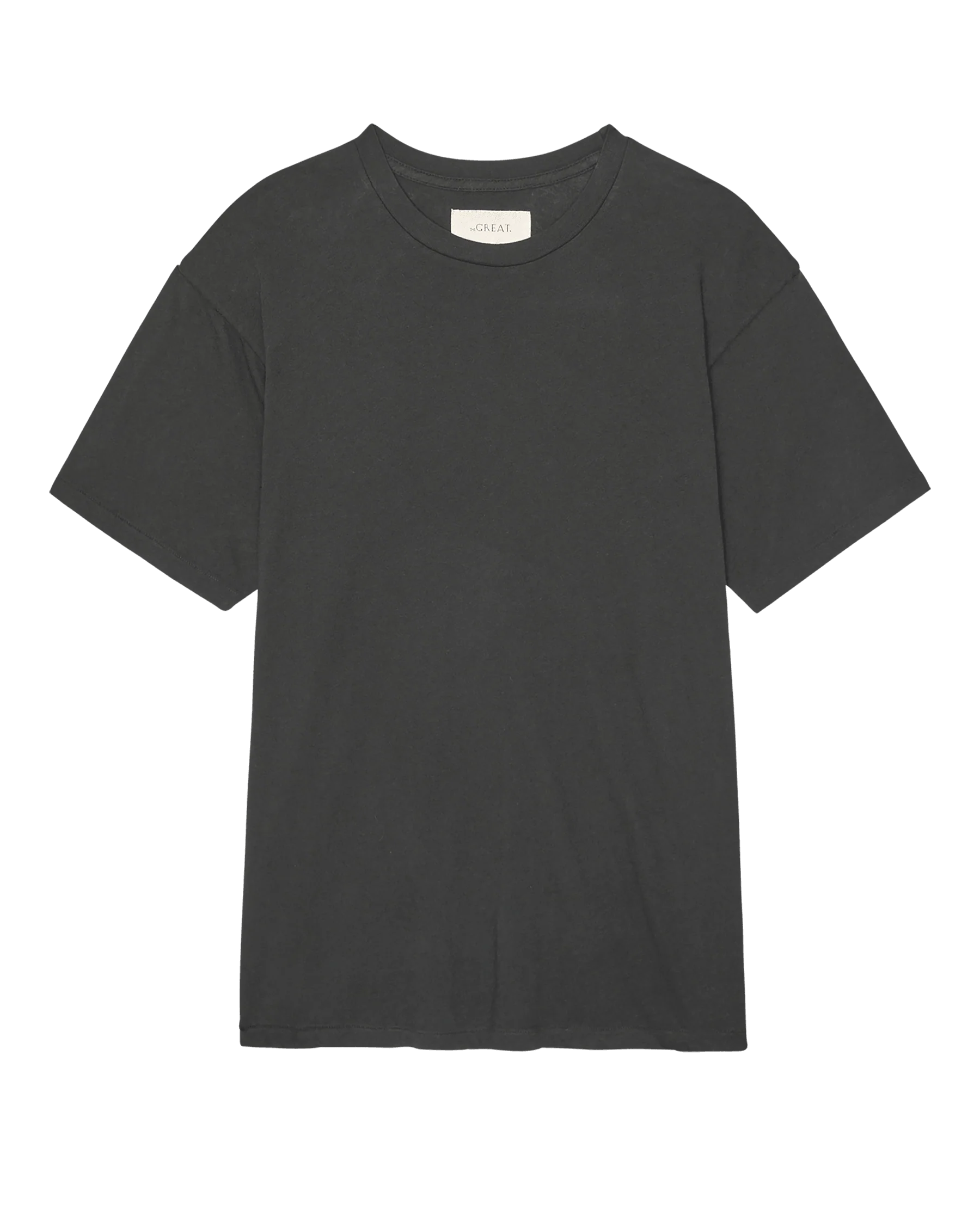 The Slouchy Crew Tee. -- Almost Black - Image 6