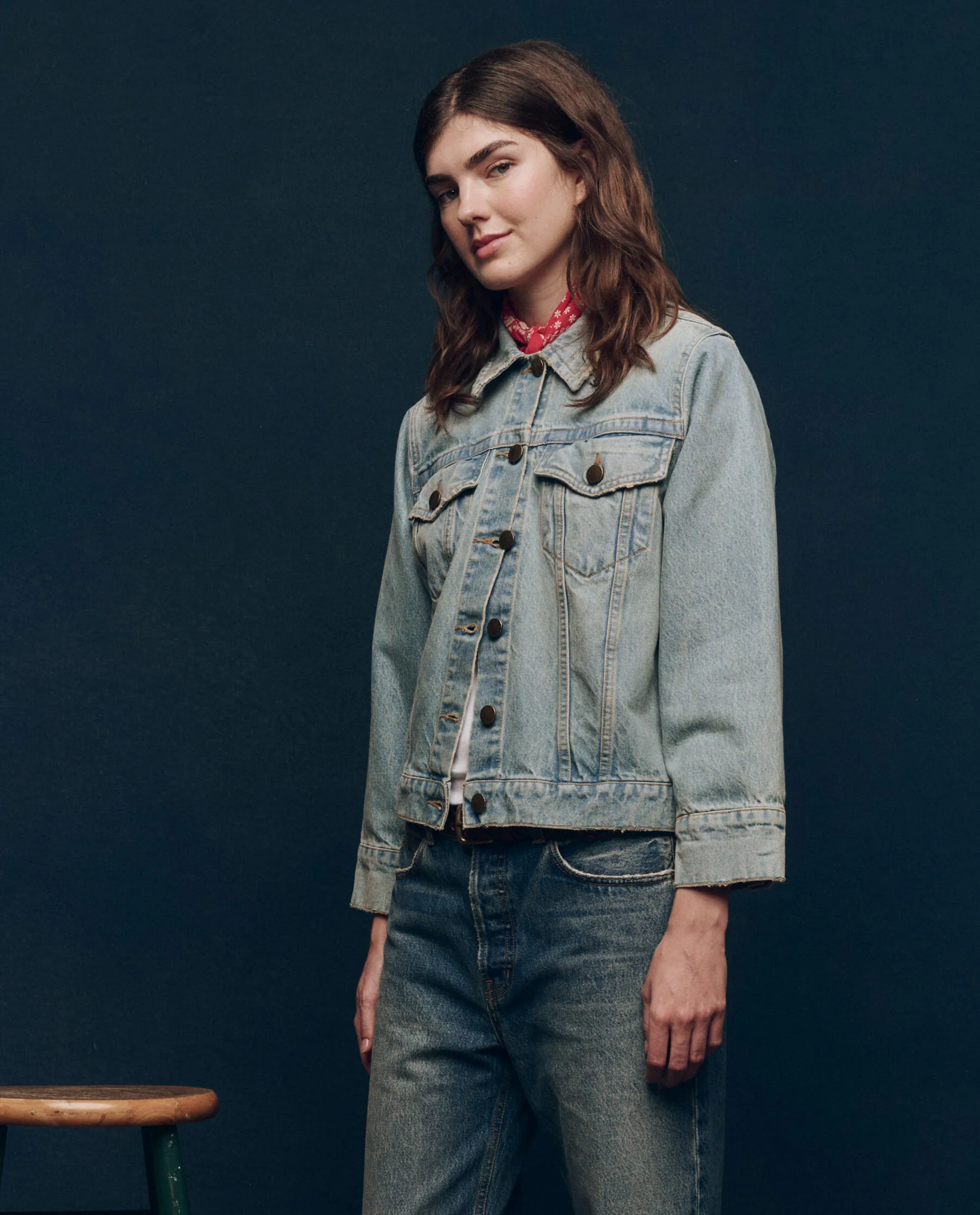 The Slouchy Jean Jacket. -- Great Plains Wash - Image 3