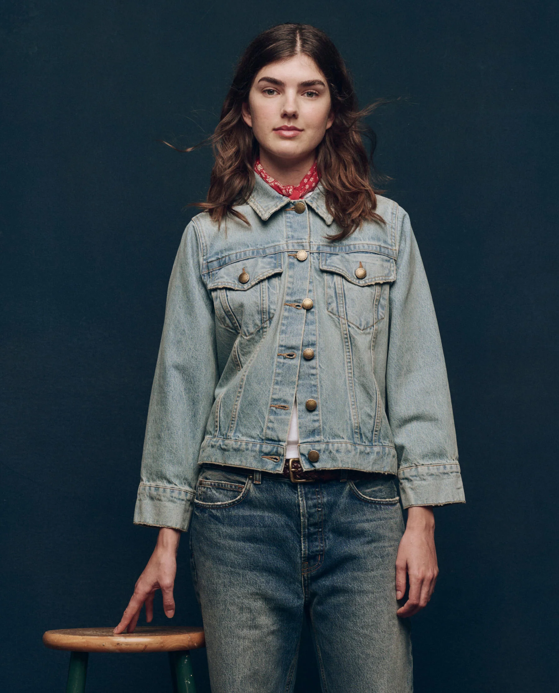 The Slouchy Jean Jacket. -- Great Plains Wash - Image 4