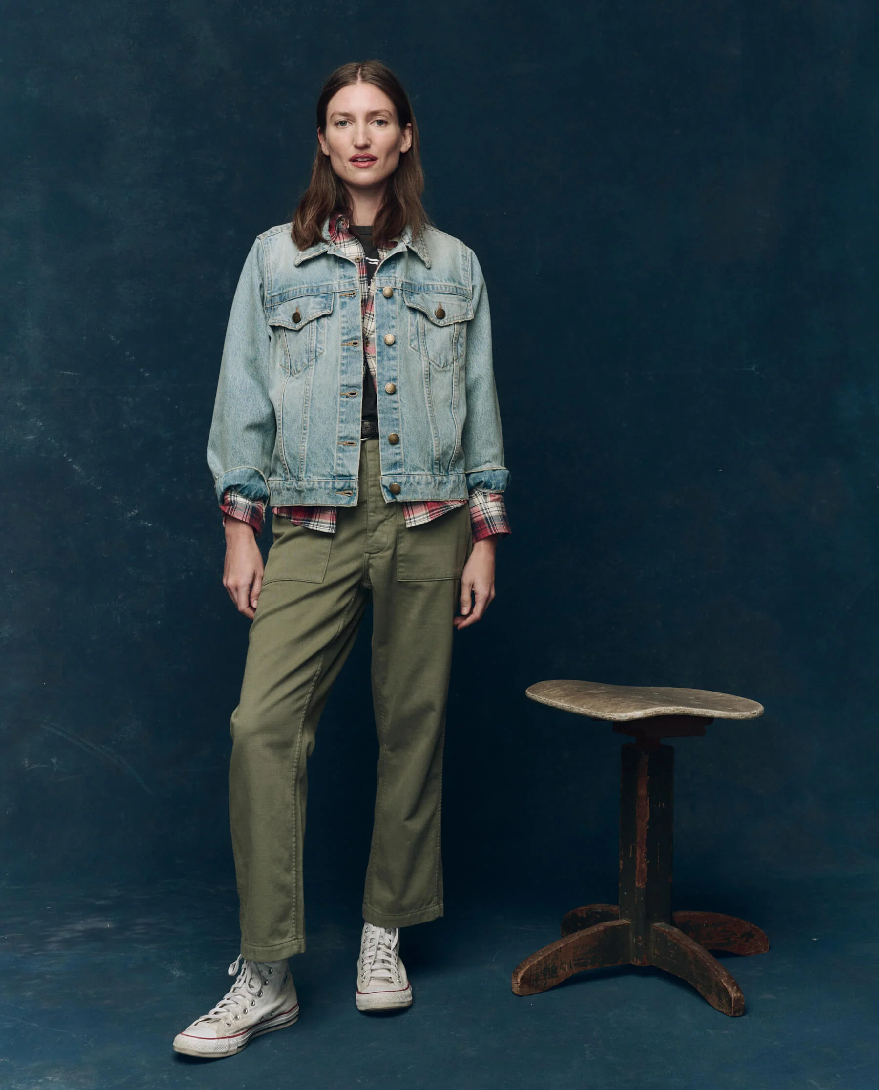 The Slouchy Jean Jacket. -- Great Plains Wash - Image 5