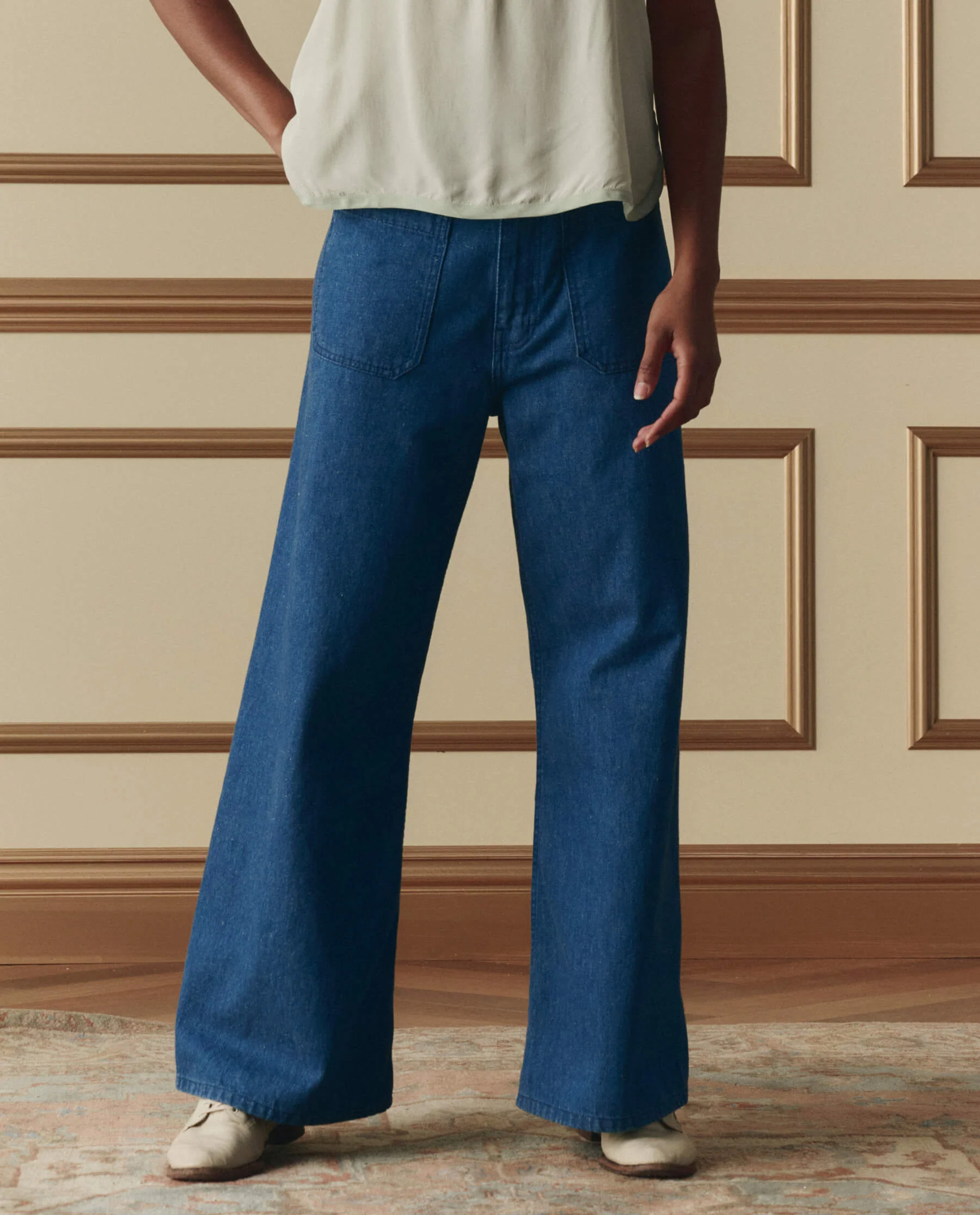 The Slouchy Sailor Jean. -- Harbor Wash - Image 2