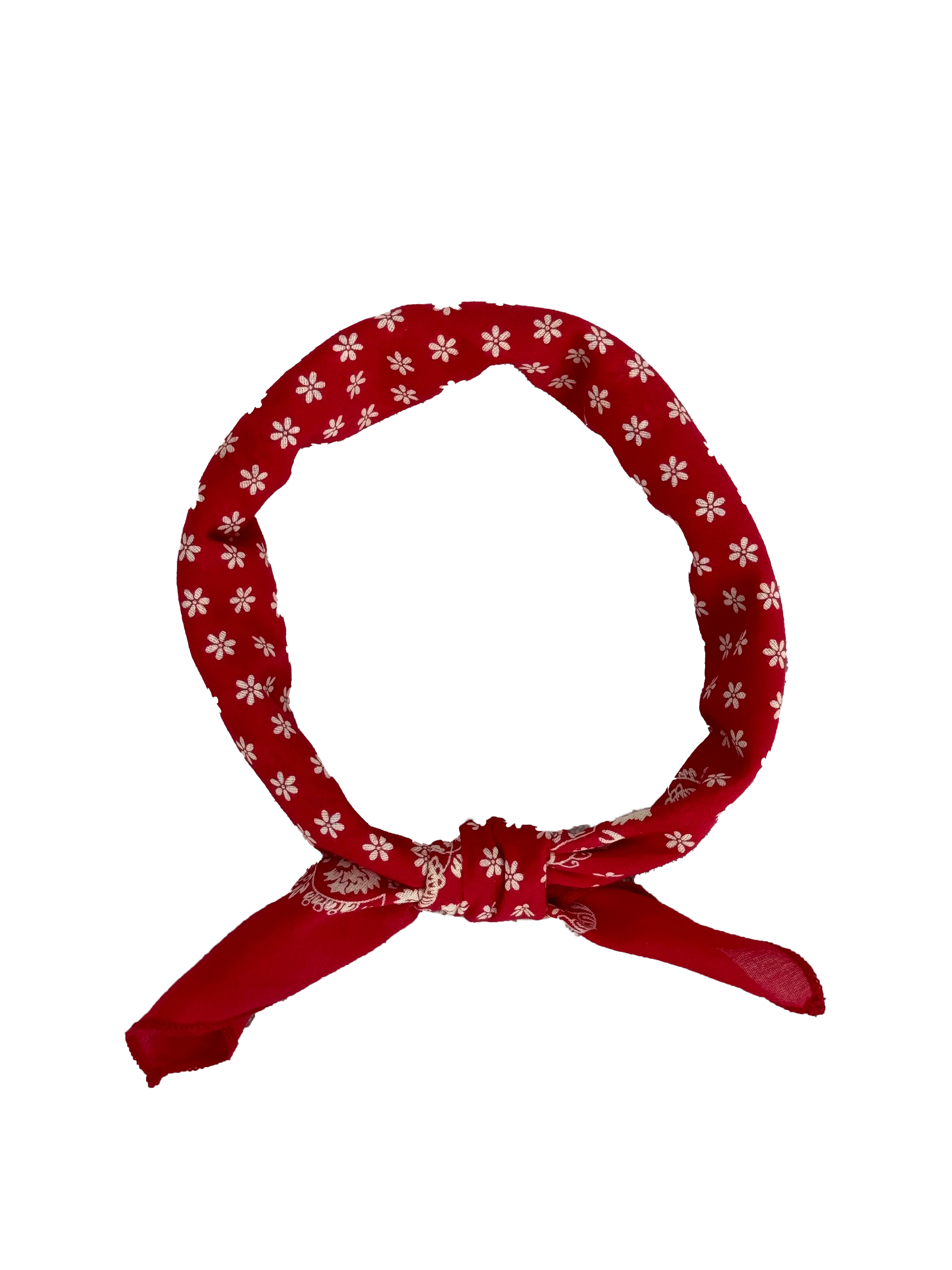 The Bandana. -- Small -- Bright Red - Image 4