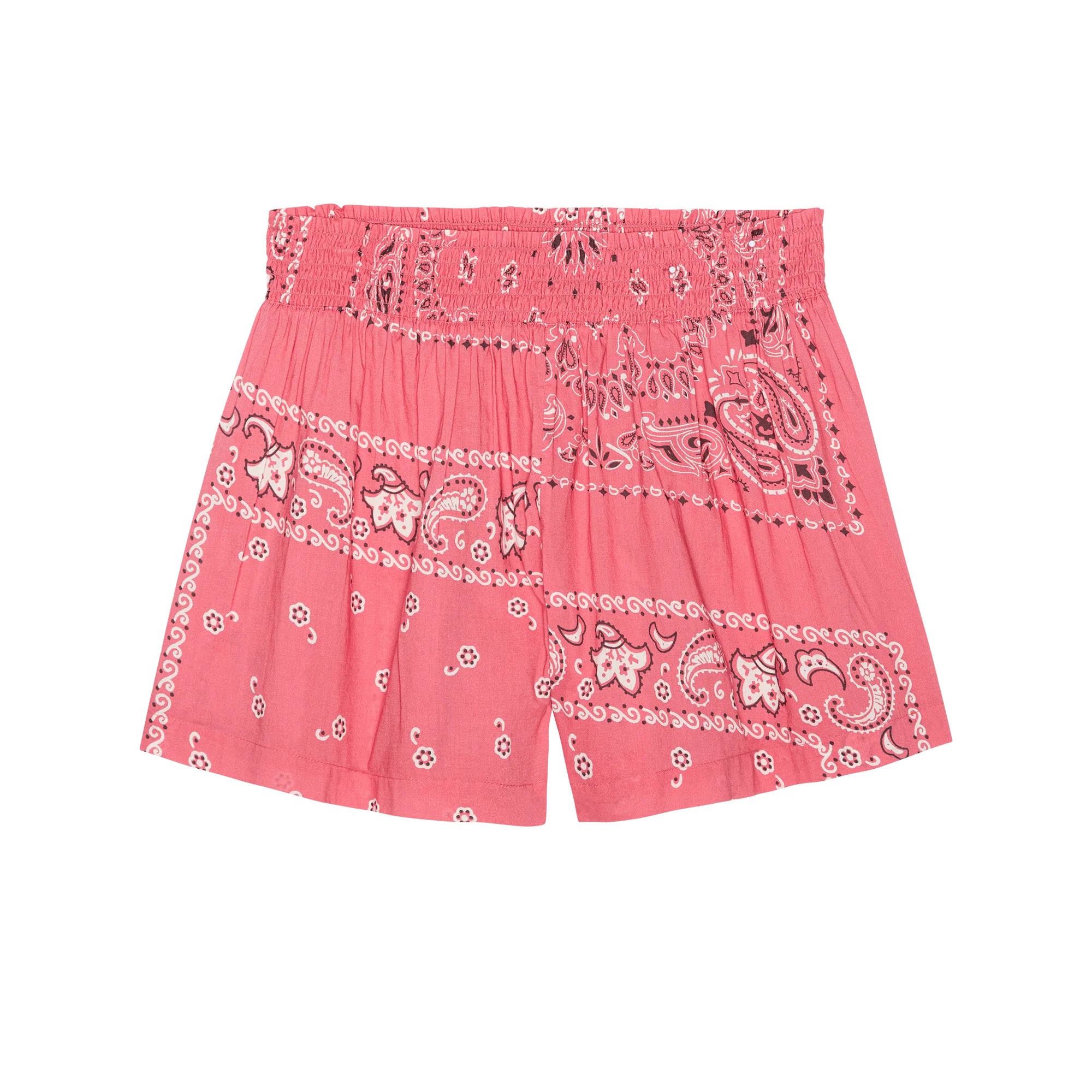 The Smocked Sleep Short. -- Pink Bandana Patchwork - Image 6