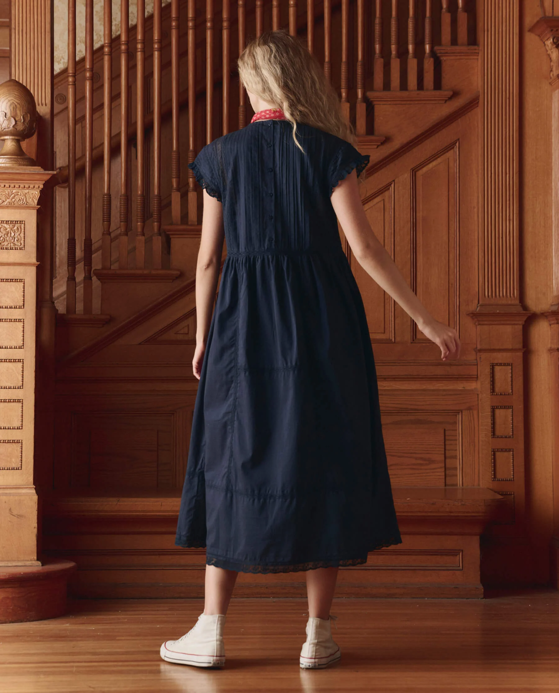 The Sonnet Dress. -- Navy - Image 3