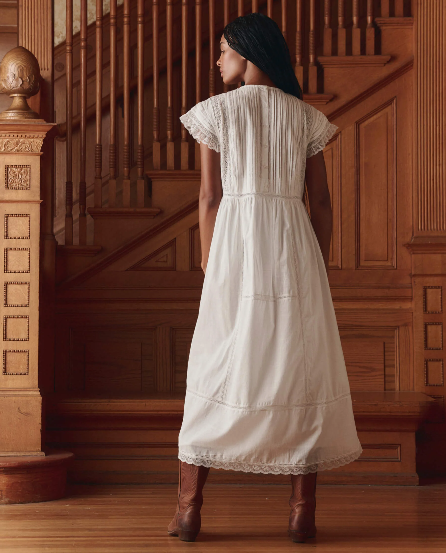 The Sonnet Dress. -- True White - Image 3
