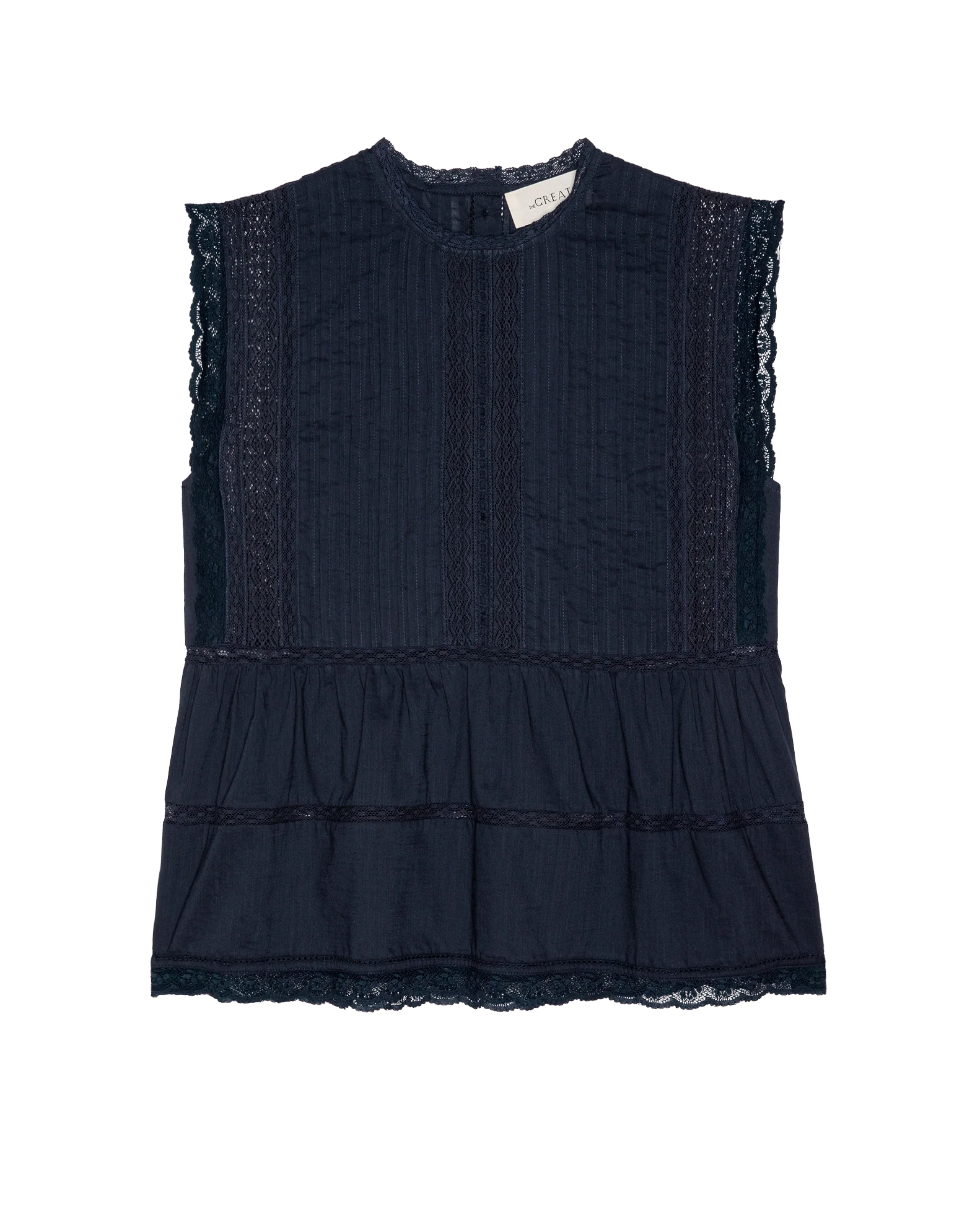 The Sonnet Top. -- Navy - Image 5