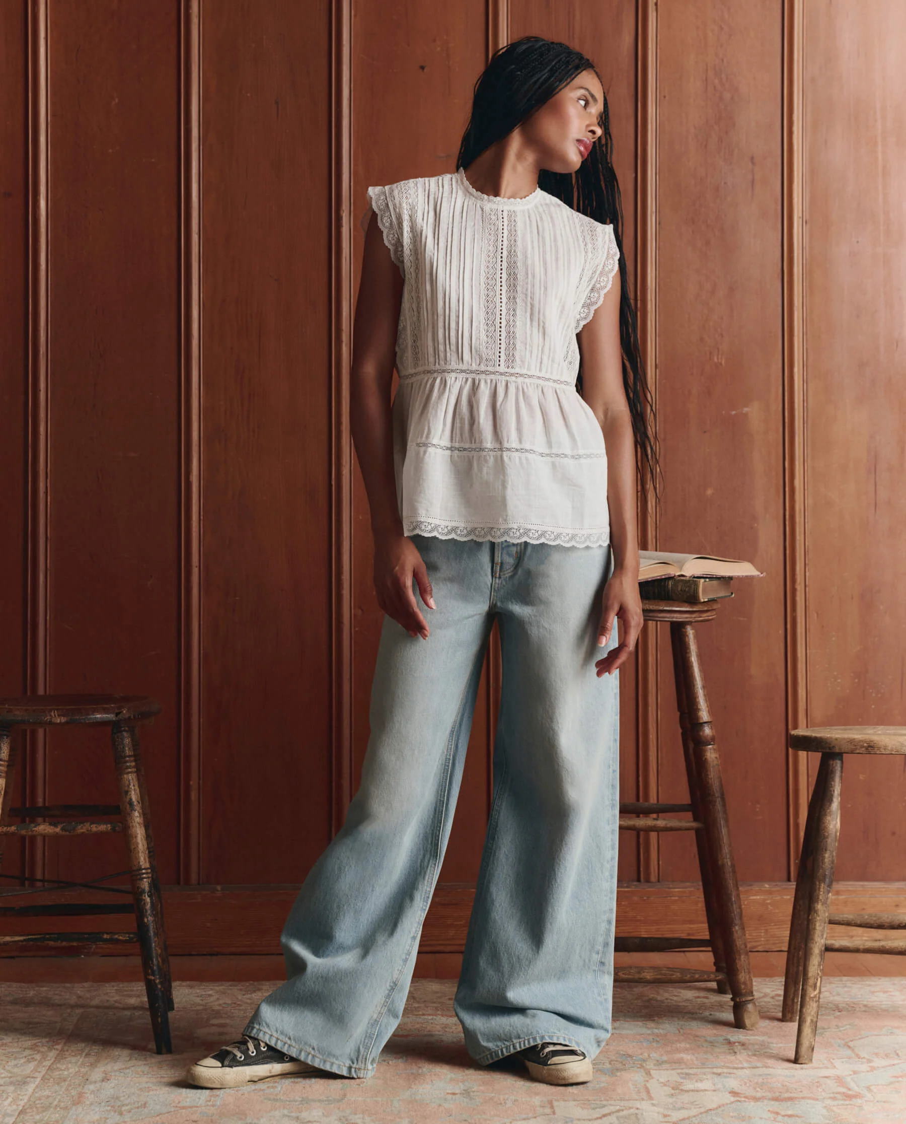 The Sonnet Top. -- True White - Image 3