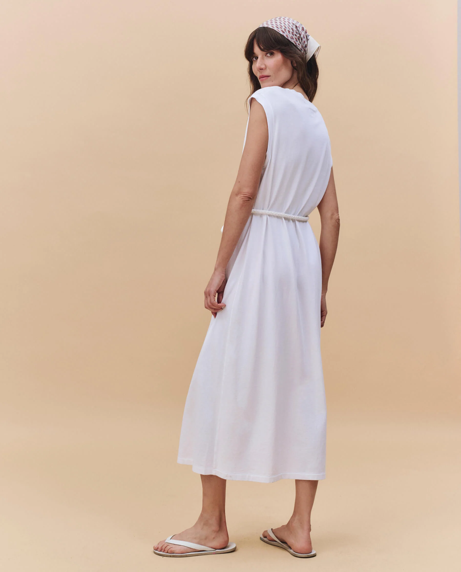 The Square Tee Dress. -- True White - Image 3