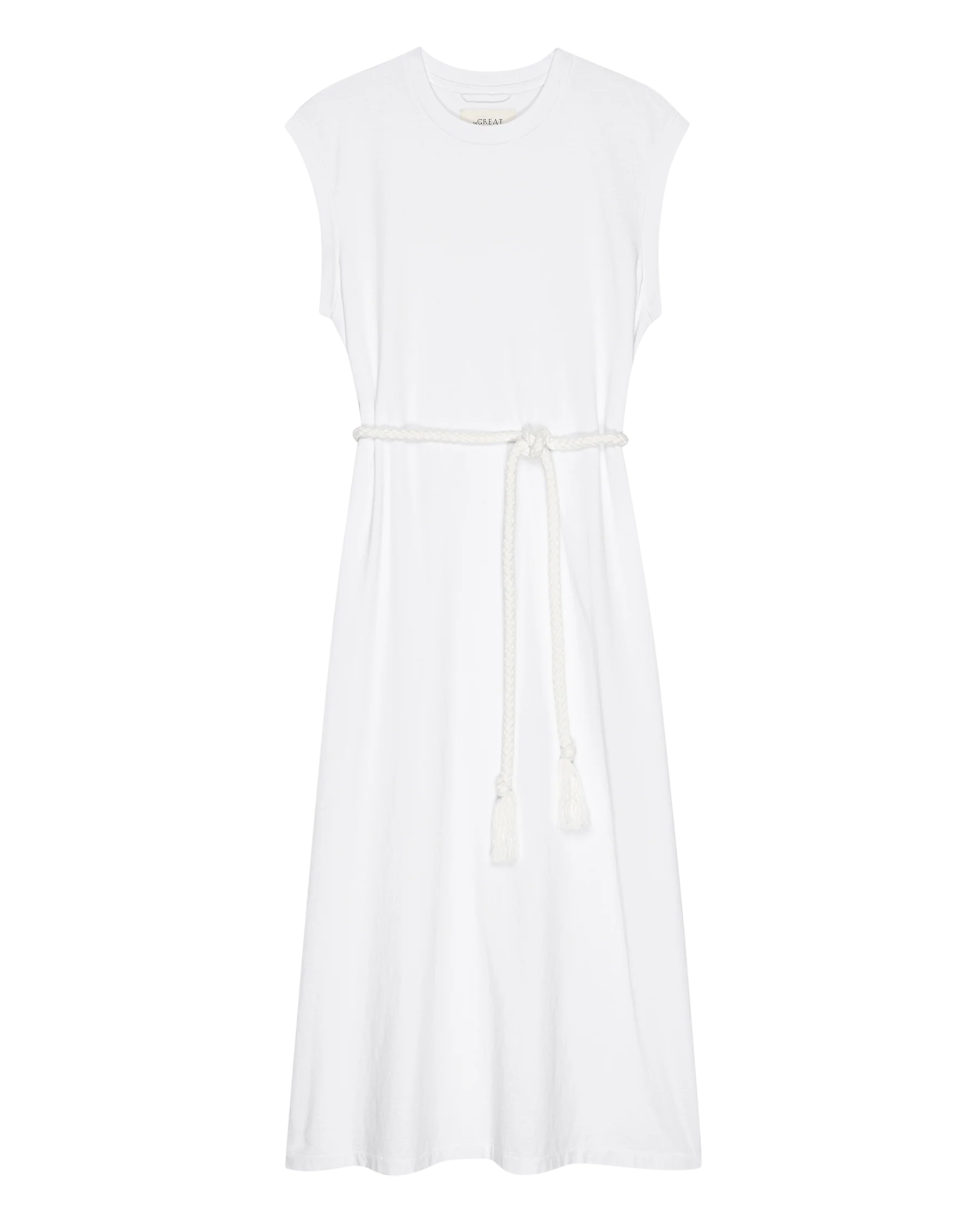 The Square Tee Dress. -- True White - Image 6