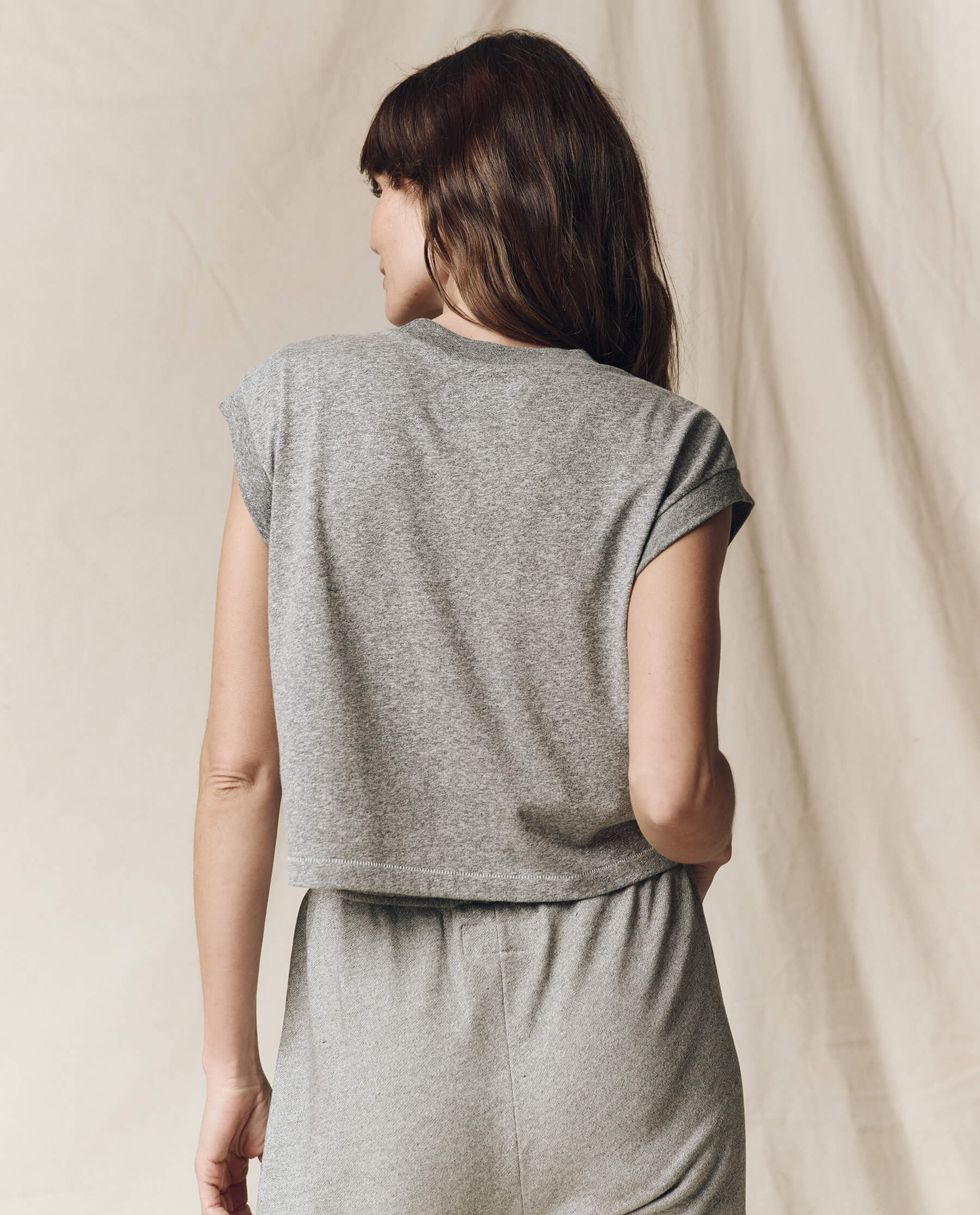 The Square Tee. -- Heather Grey - Image 2