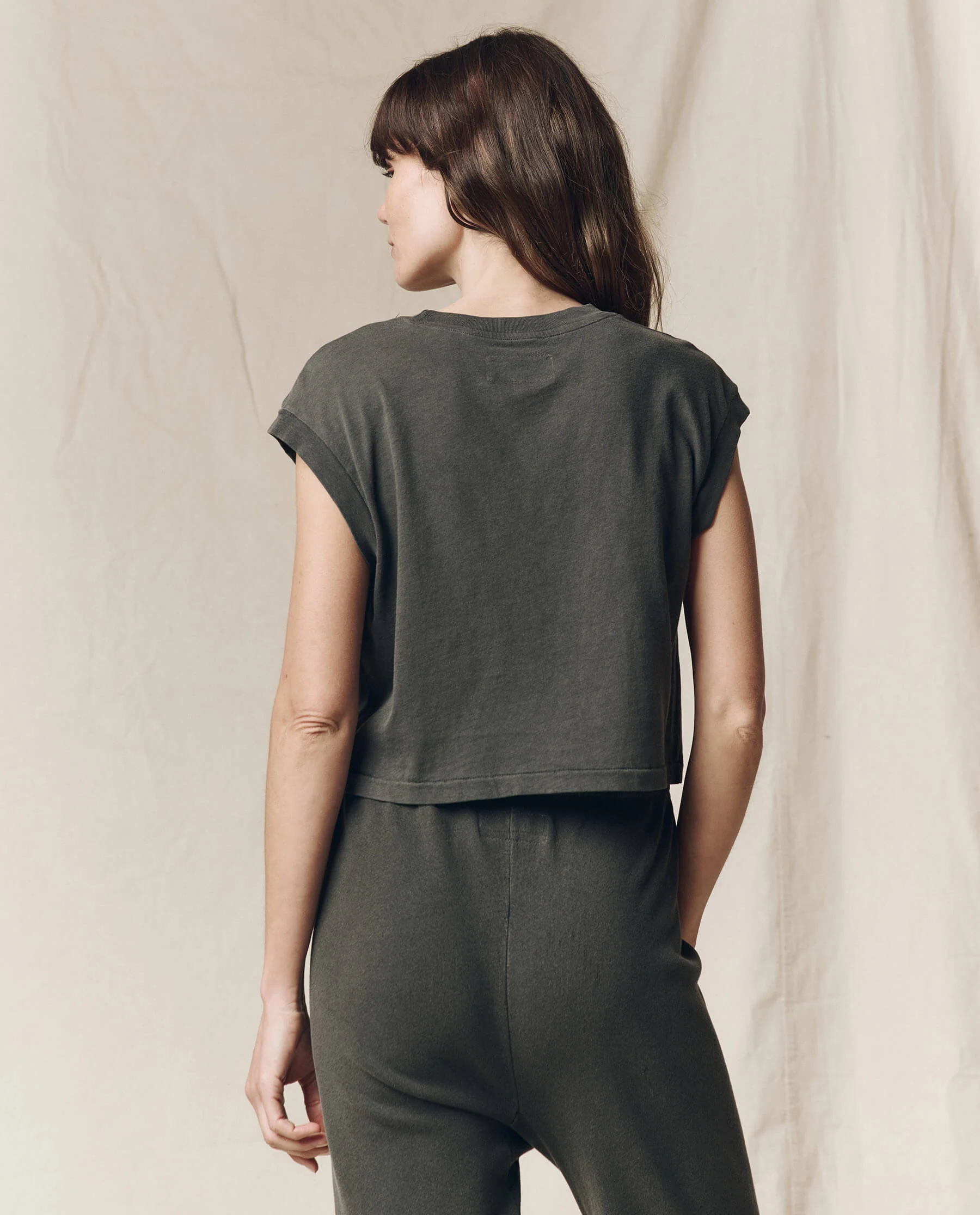 The Square Tee. -- Washed Black - Image 2