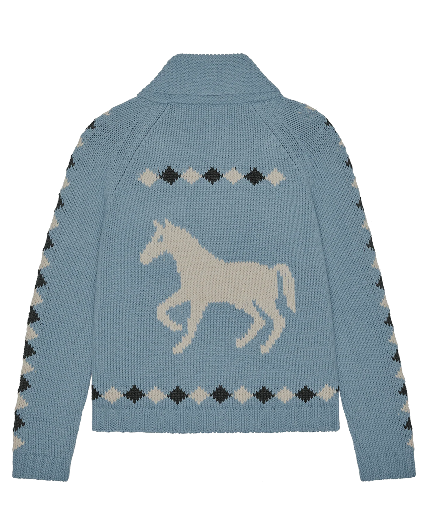 The Stable Lodge Cardigan. -- Blue Bell - Image 4