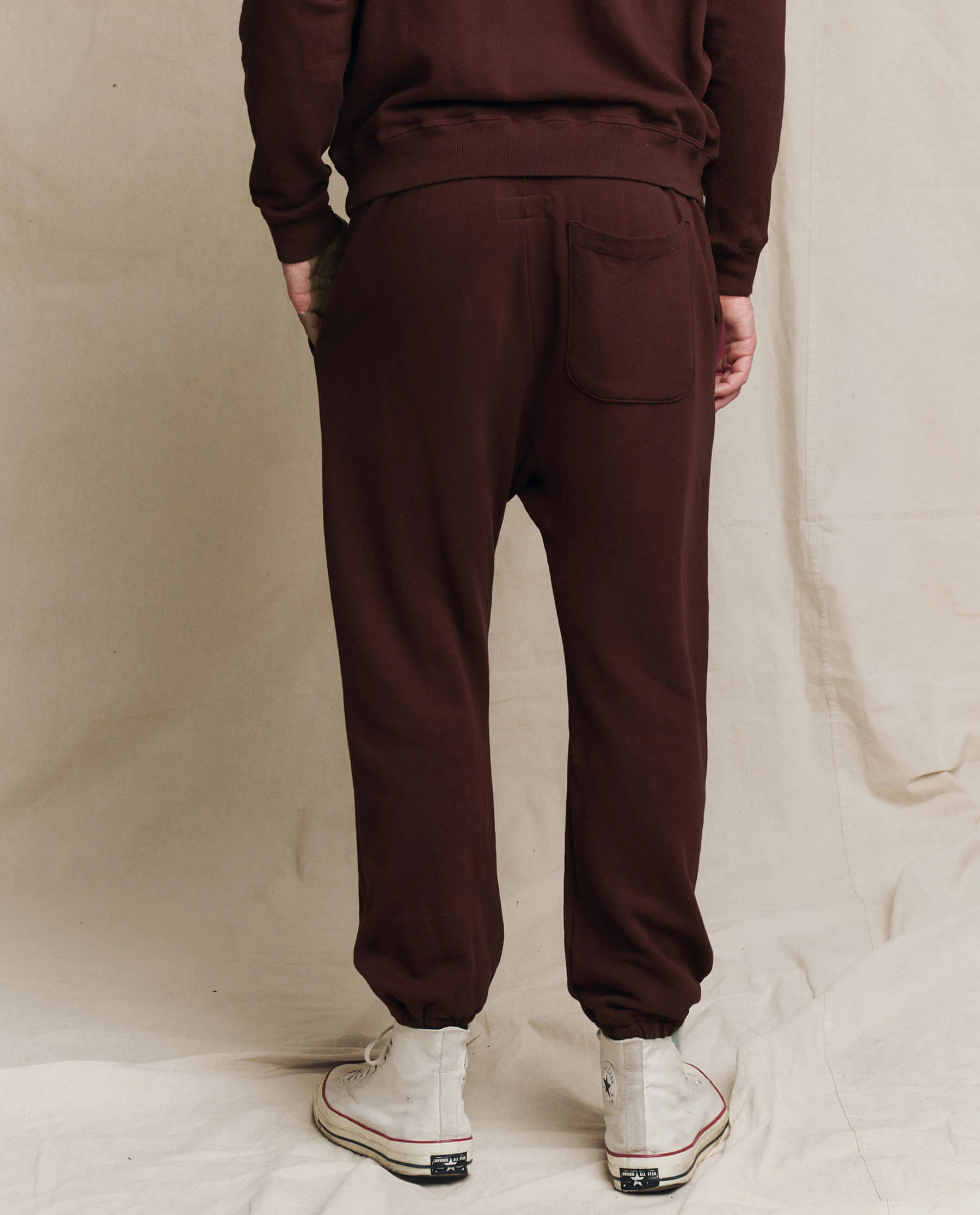 The Men's Stadium Sweatpant. Solid -- Driftwood - Image 2