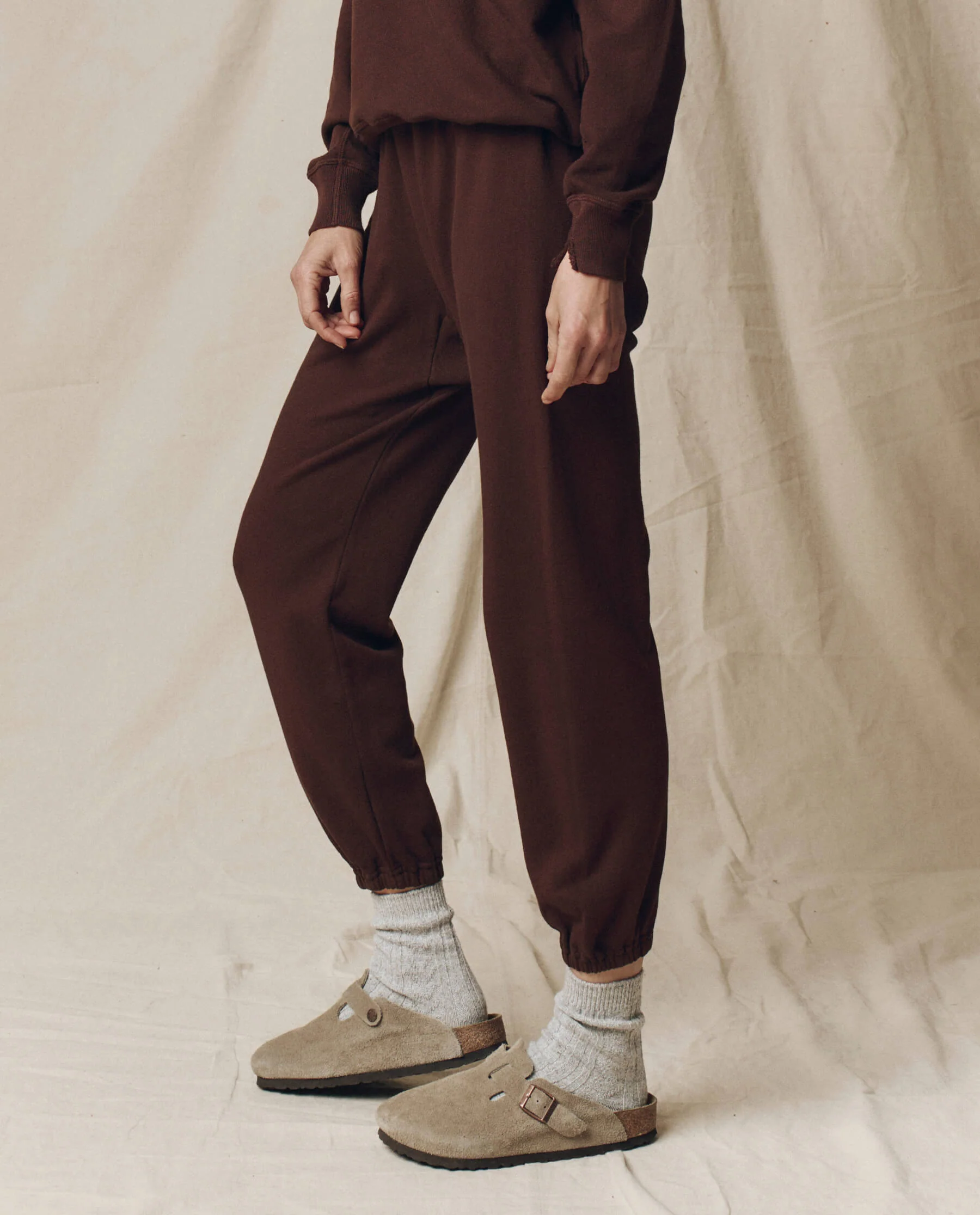 The Stadium Sweatpant. Solid -- Driftwood - Image 3
