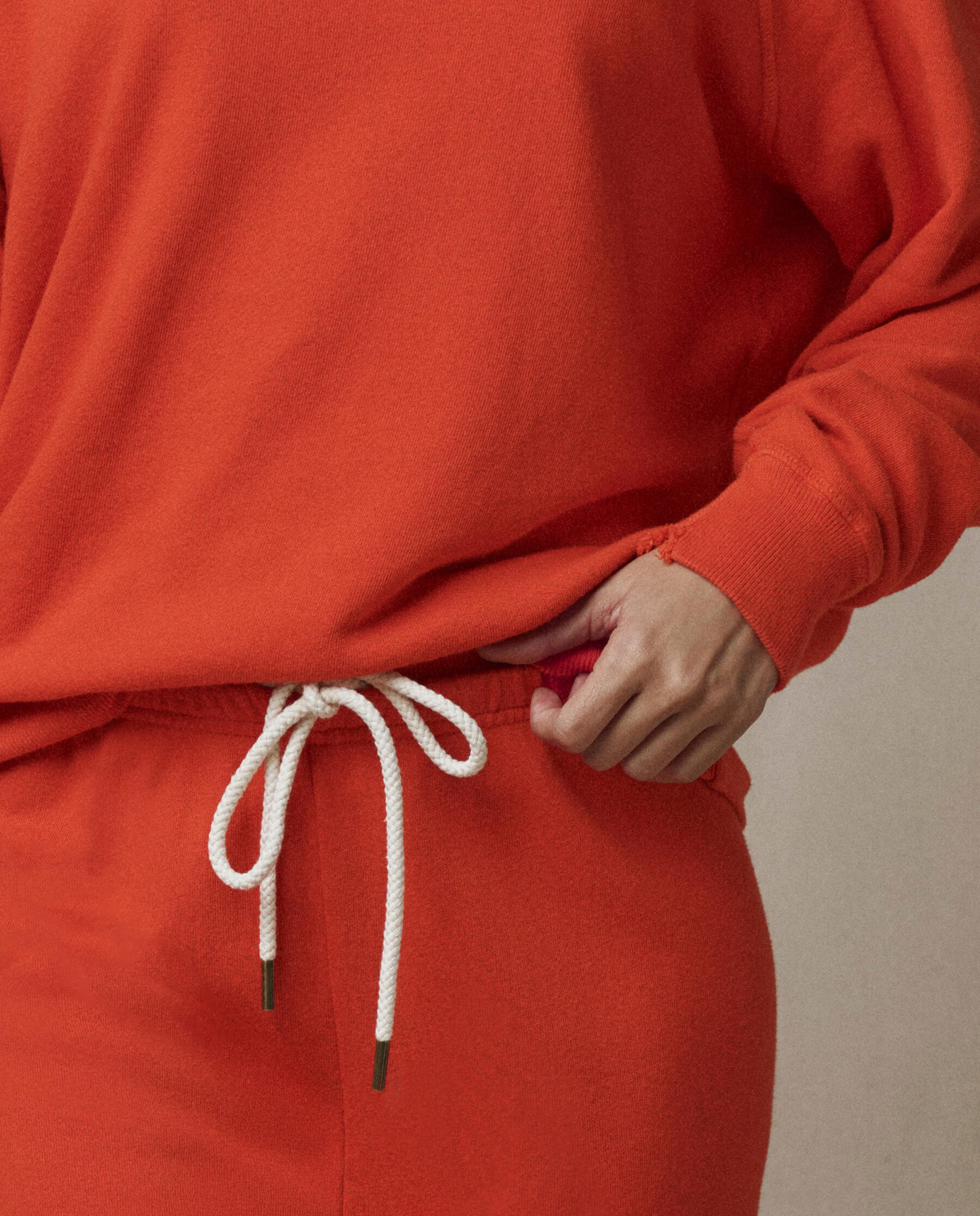 The Stadium Sweatpant. Solid -- Persimmon - Image 3