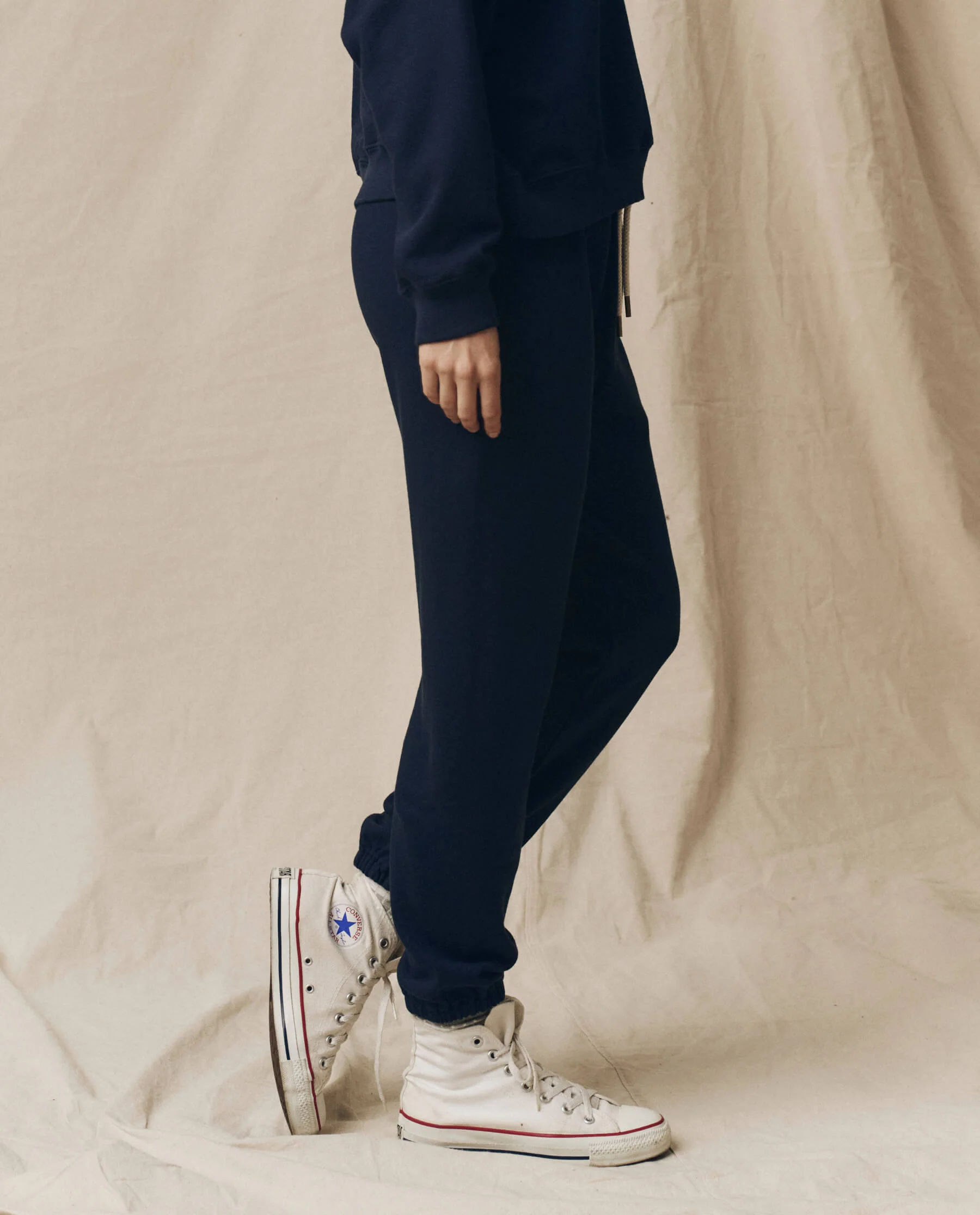 The Stadium Sweatpant. Solid -- True Navy - Image 3