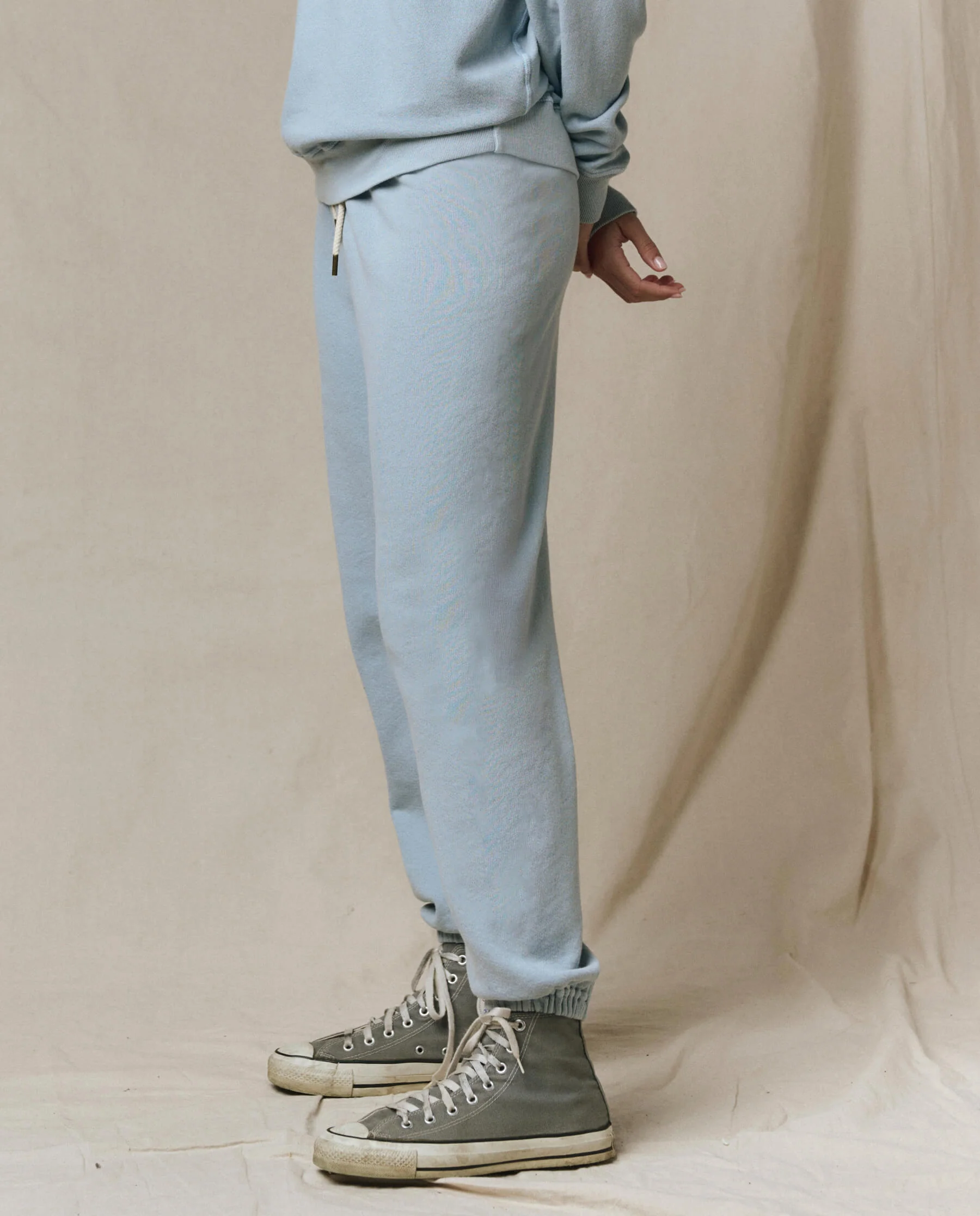 The Stadium Sweatpant. Solid -- Whisper Blue - Image 3