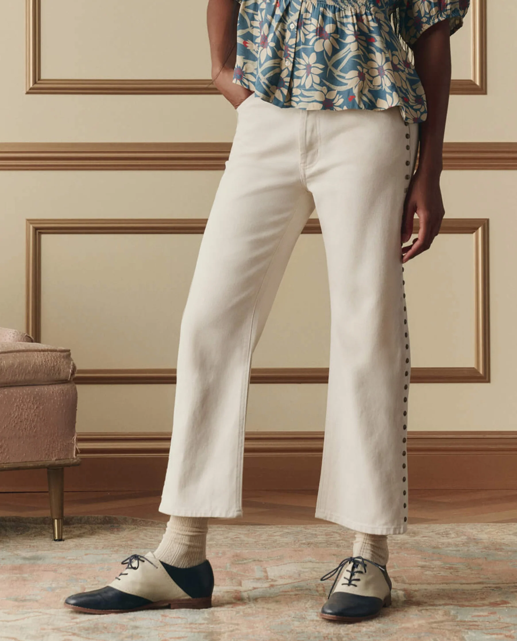 The Studded Wayne Jean. -- Natural - Image 2