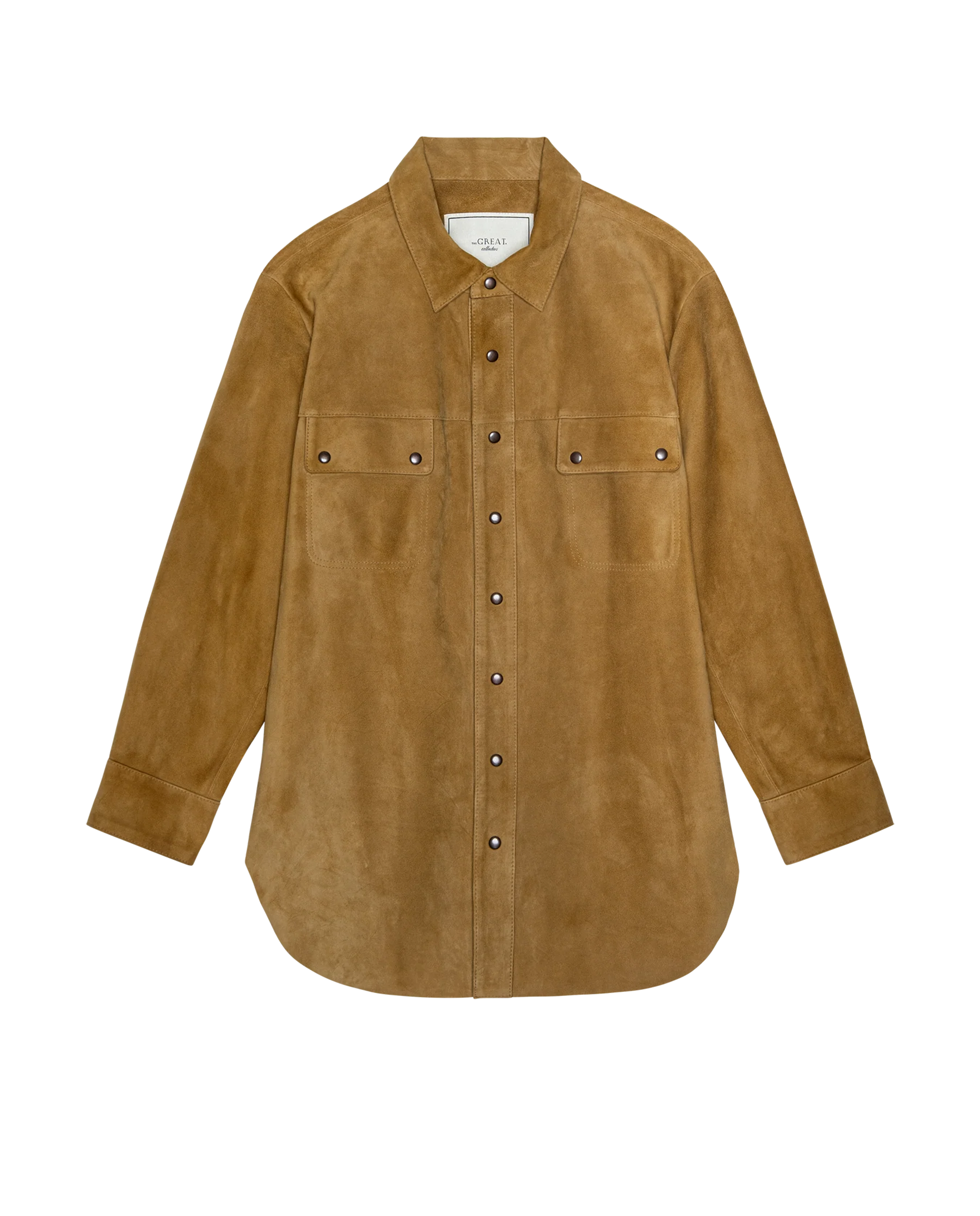 The Suede Traveler Jacket. -- Golden Brown - Image 5