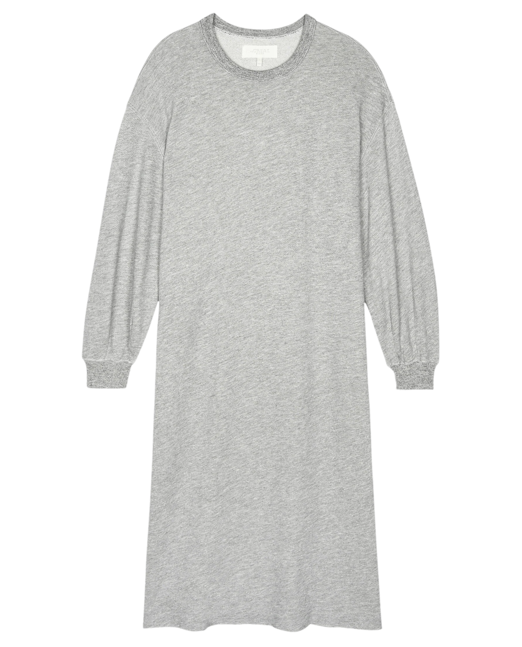 The Sweatshirt Dress. -- Light Heather Grey - Image 4