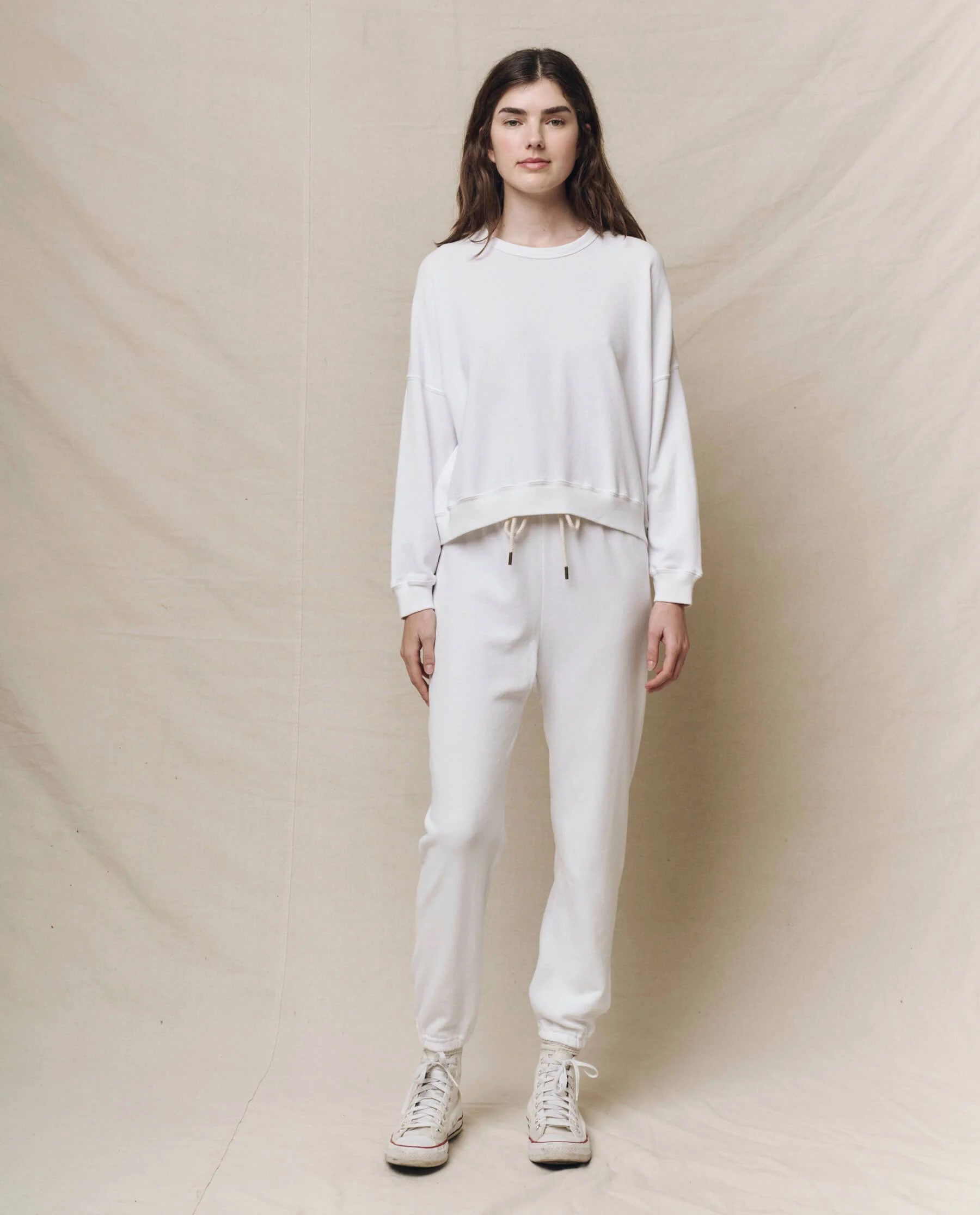 The Teammate Sweatshirt. Solid -- True White - Image 3