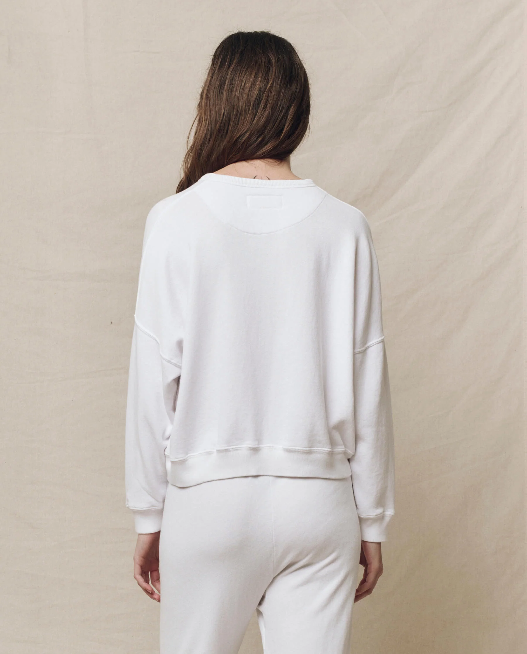 The Teammate Sweatshirt. Solid -- True White - Image 4