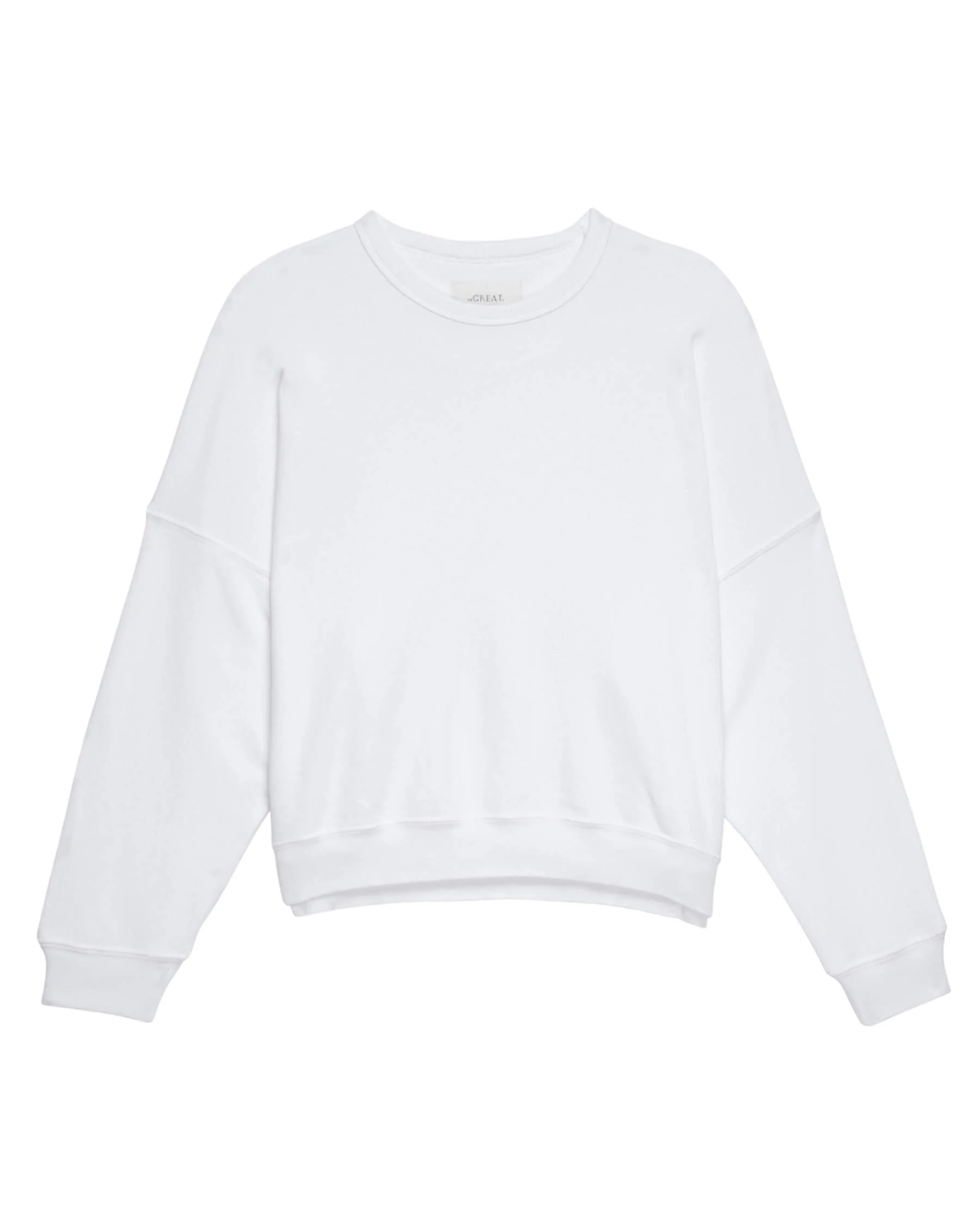 The Teammate Sweatshirt. Solid -- True White - Image 5
