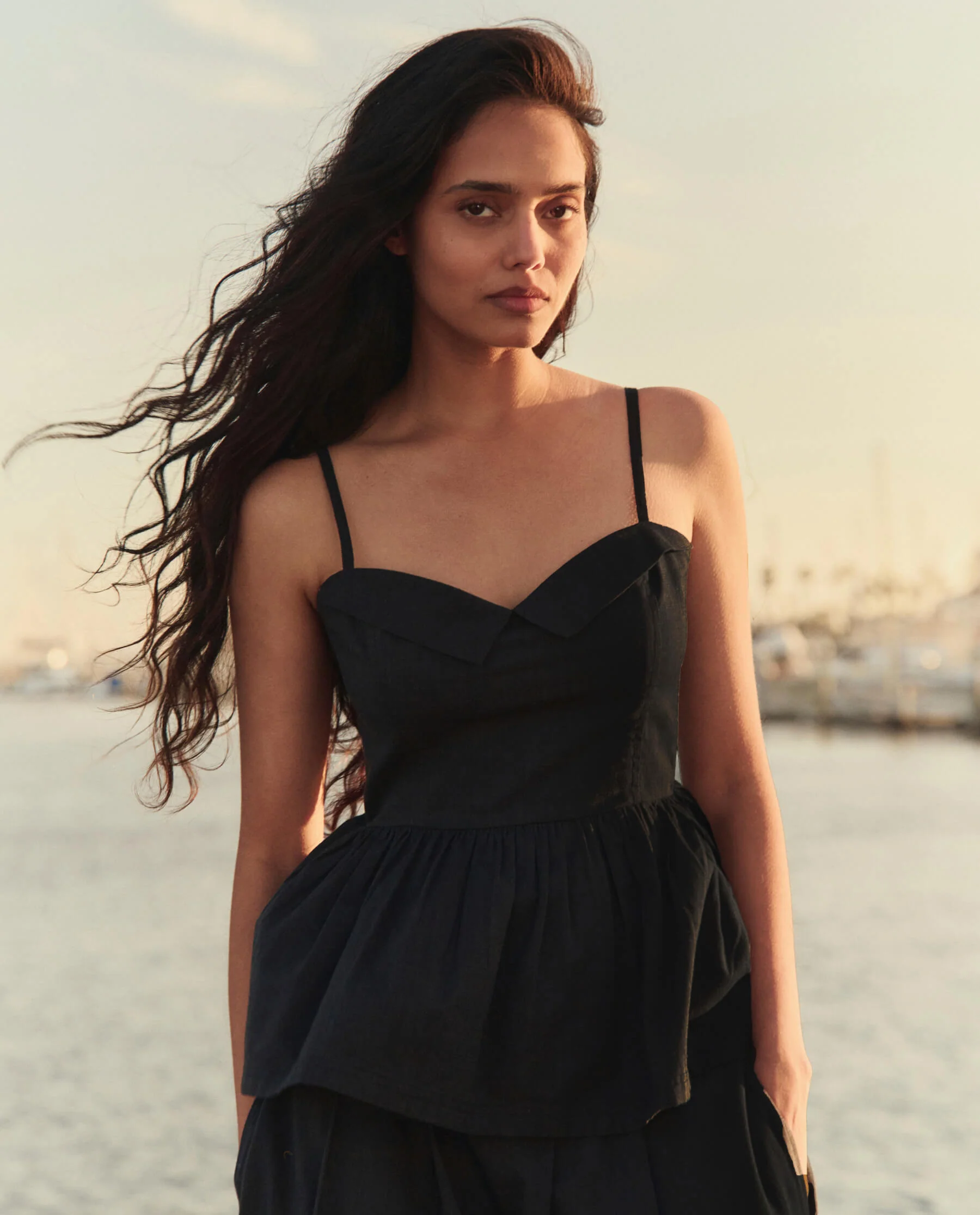 The Textured Verse Top. -- Black - Image 3