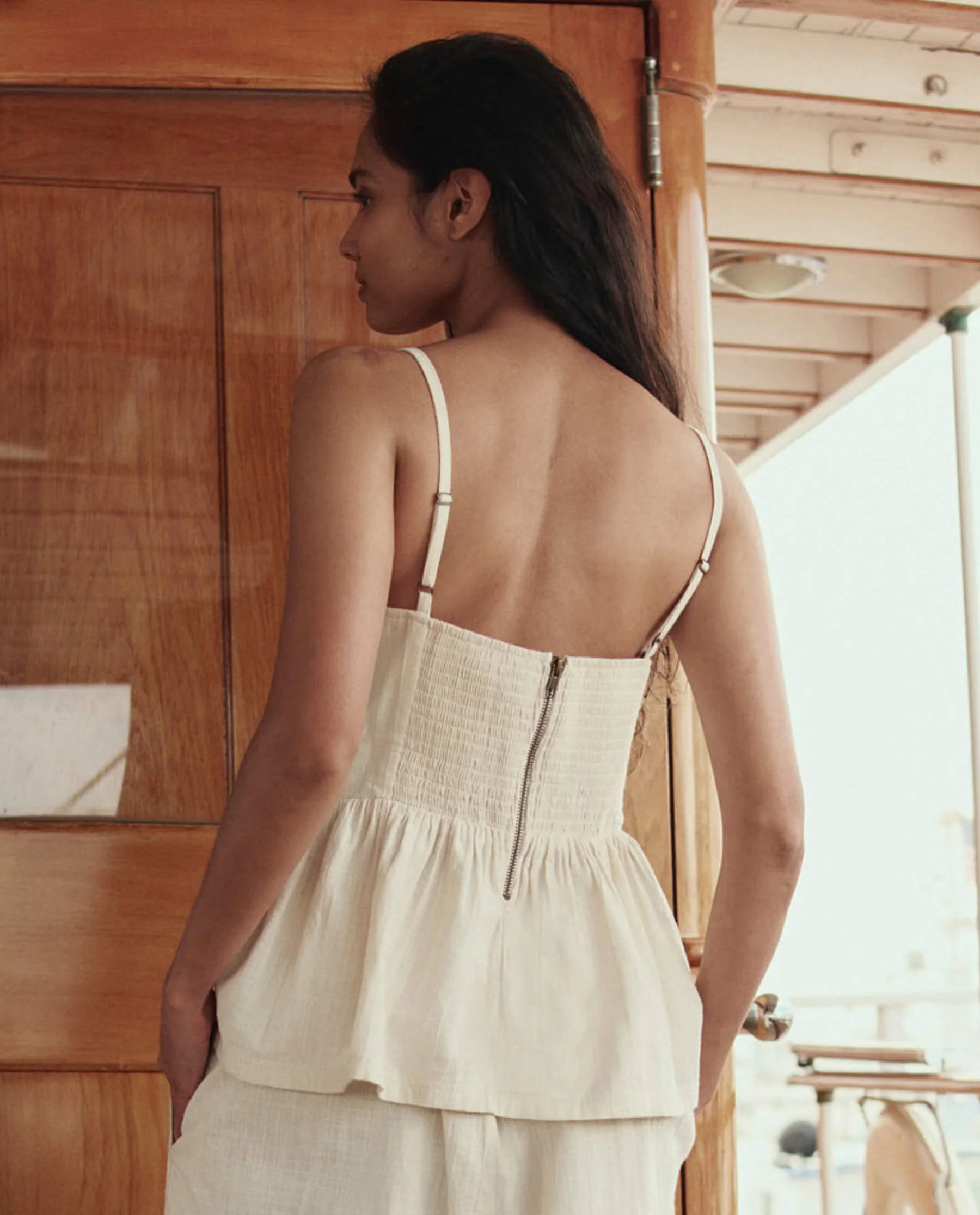 The Textured Verse Top. -- Natural - Image 3
