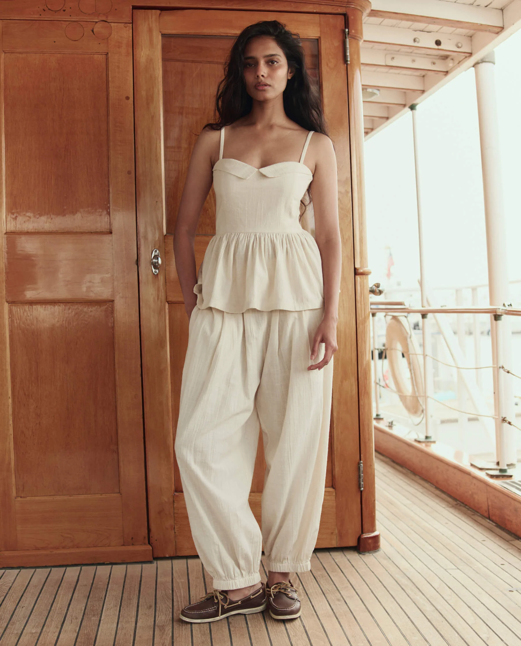 The Textured Verse Top. -- Natural - Image 4
