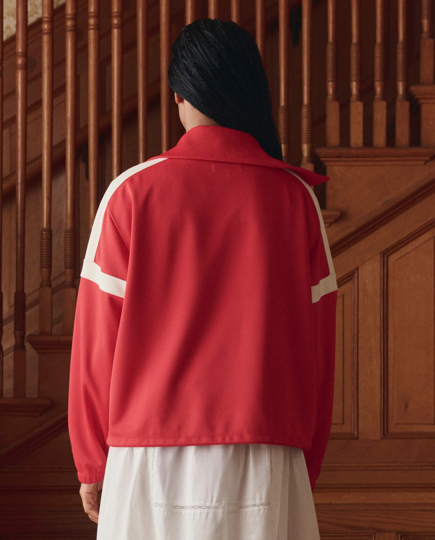 The Trainer Jacket. -- Poppy Red - Image 3