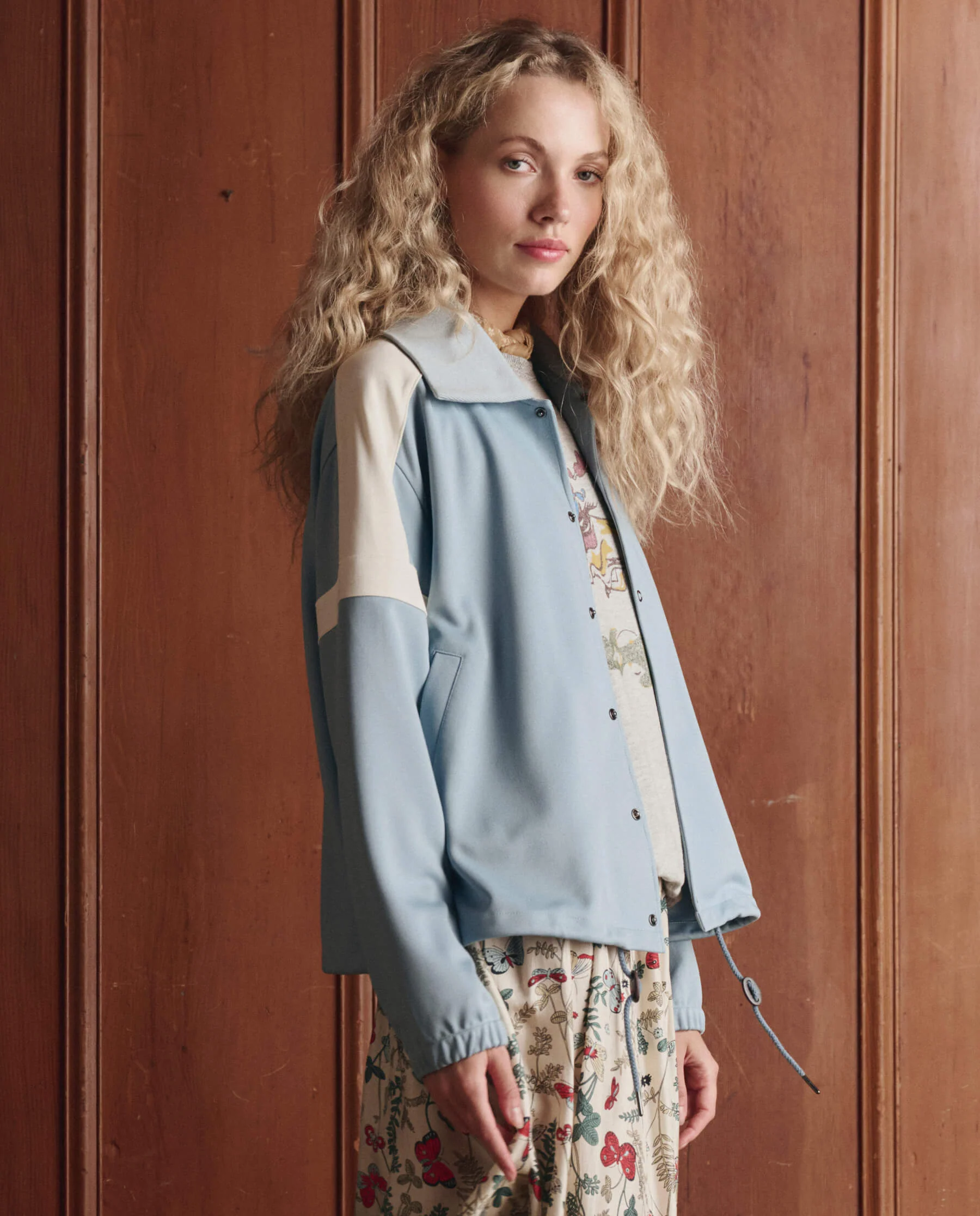 The Trainer Jacket. -- Robin Blue - Image 2