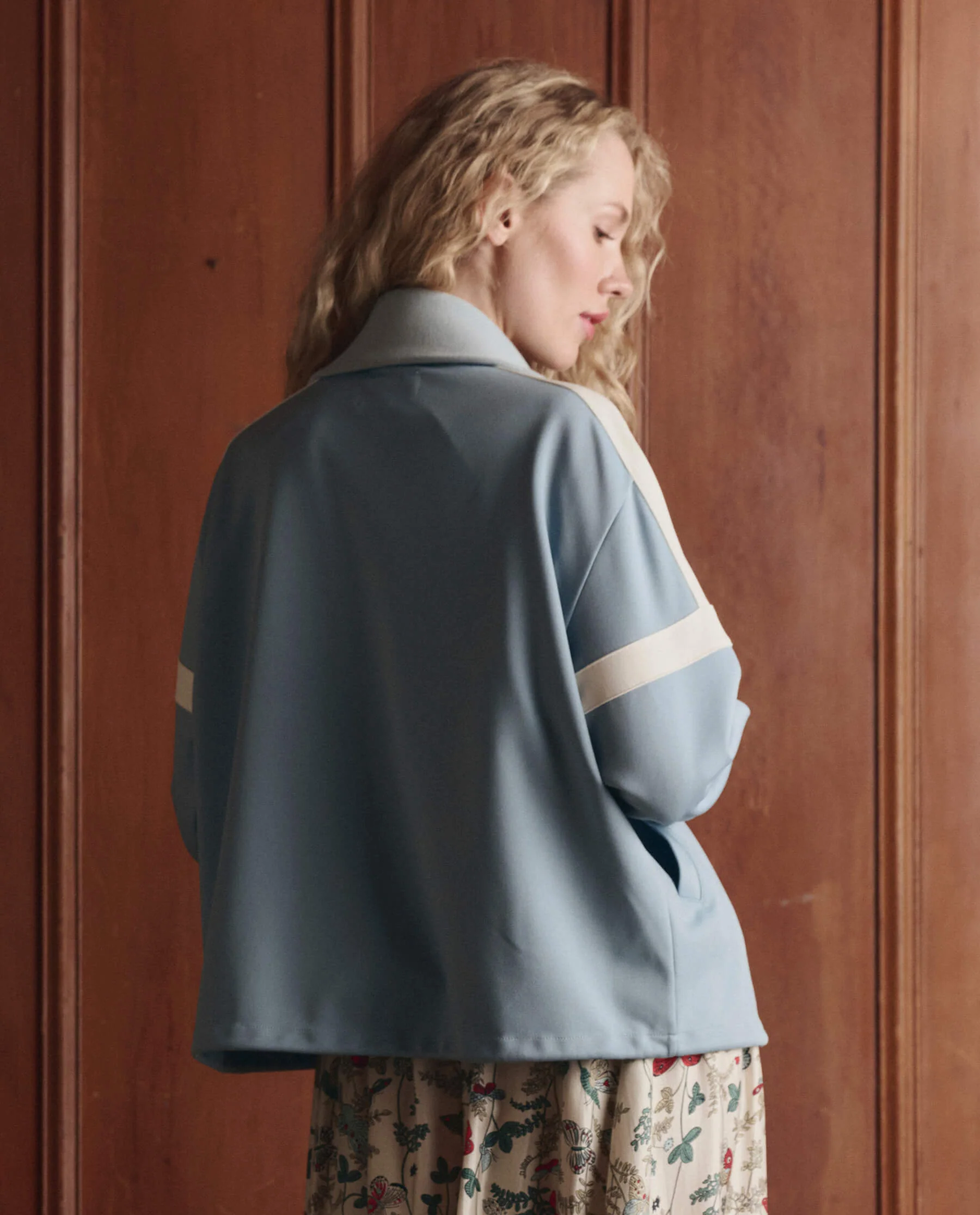 The Trainer Jacket. -- Robin Blue - Image 3