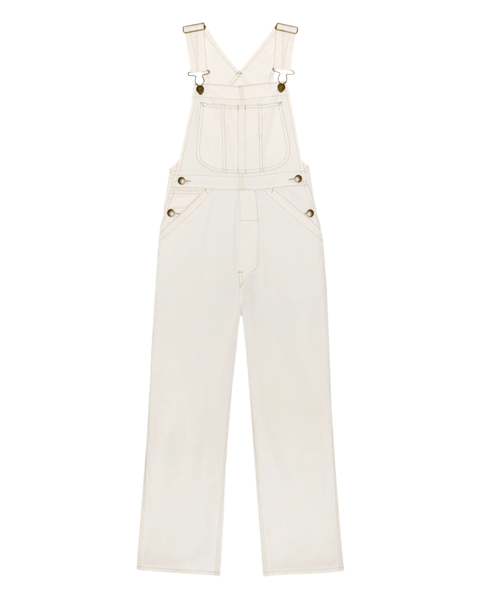 The Union Slim Overall. -- Washed White - Image 5